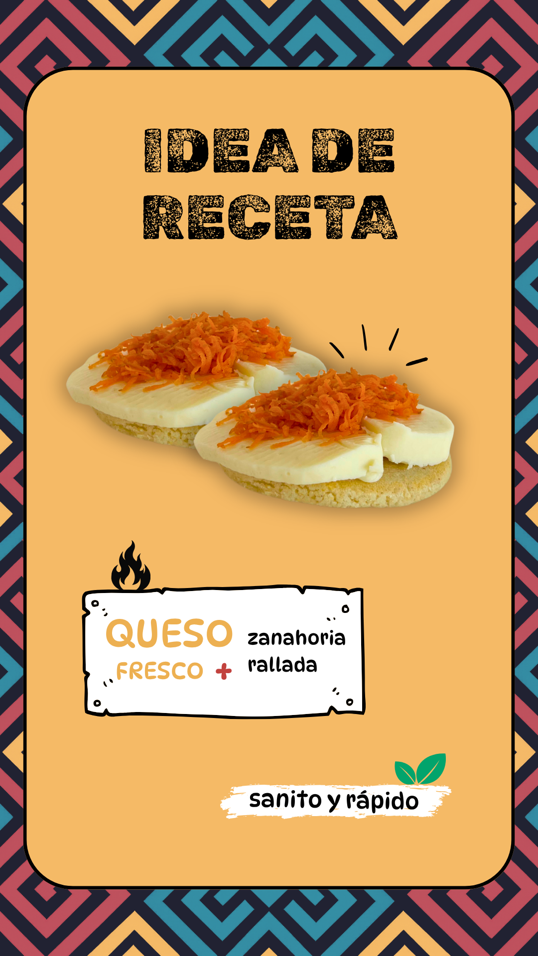 Arepa + queso fresco y zanahoria rallada.png