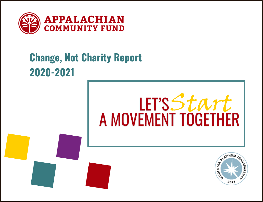 Change, Not Charity Report 2020-2021