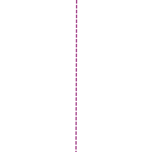 Dotted line in Ironweed purple.