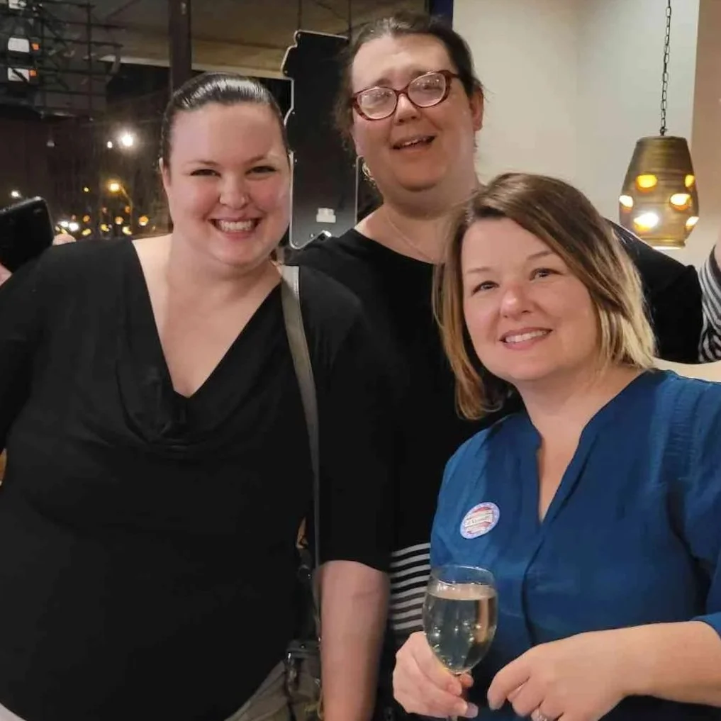 IN•TACT Celebrates with Christina Hartman on her City Council Win in Columbia MO Ward 5 4/7/2026. IN•TACT made history as the first Trans, Nonbinary, and Intersex Organization to endorse a candidate and win!