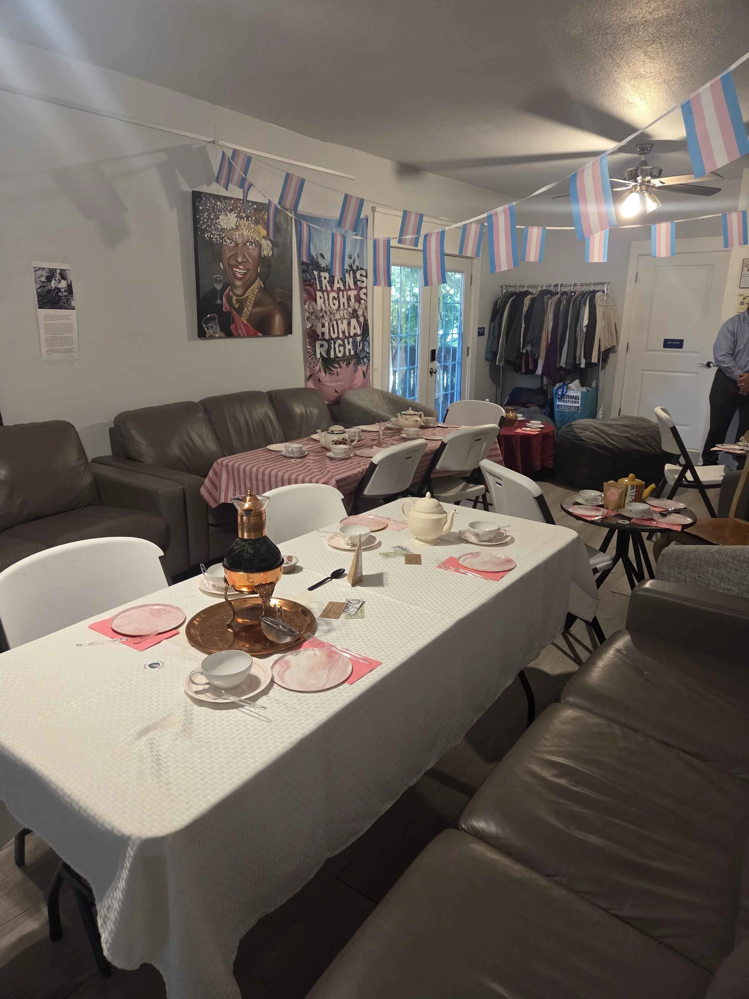 SolidariTEA High Tea table set up