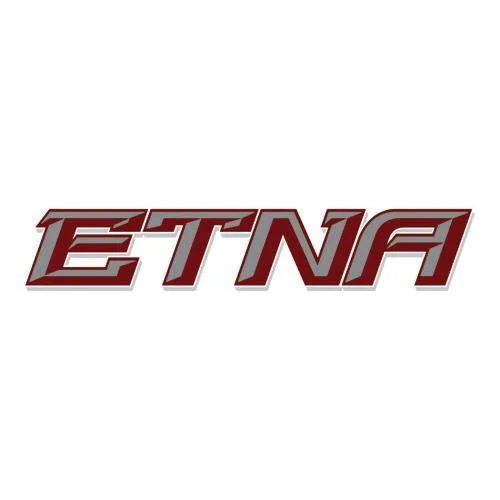 ETNA text logo in red and gray with a stylized font on a white background.