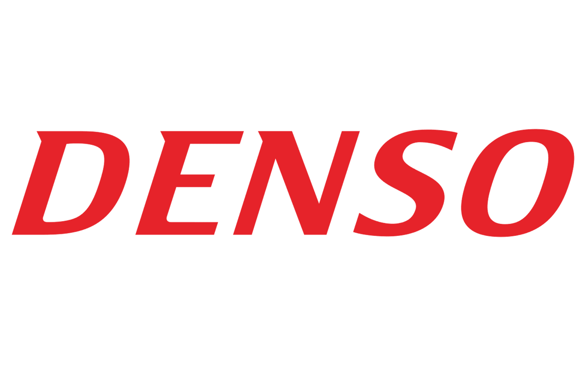 Denso logo in red text on a transparent background.