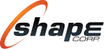 Shape logo with stylized orange and black graphics.