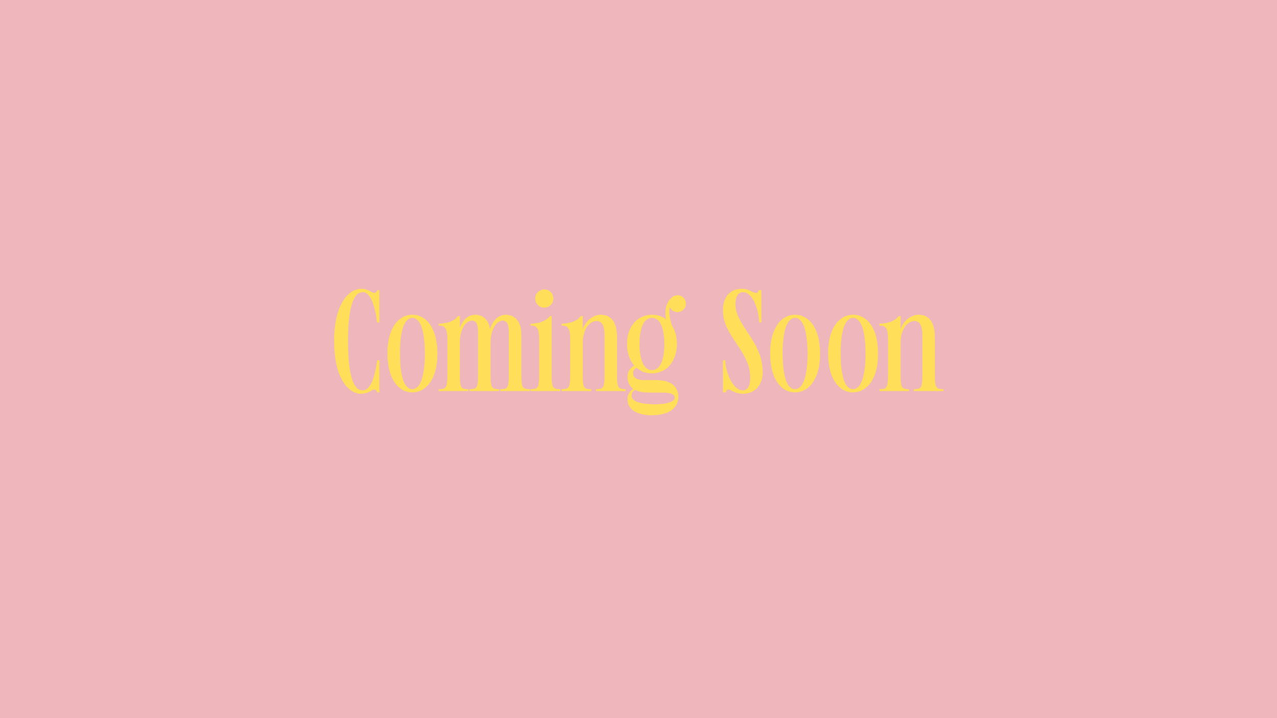 Announcement Coming Soon!
