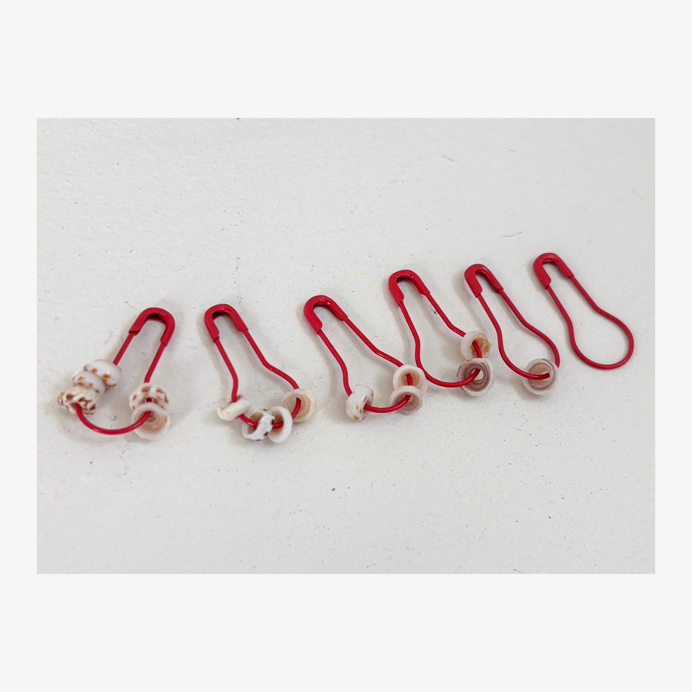 Puka Shells Counting Stitch Marker Set