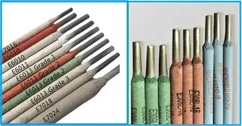 DIFFERENT TYPES OF WELDING ELECTRODES