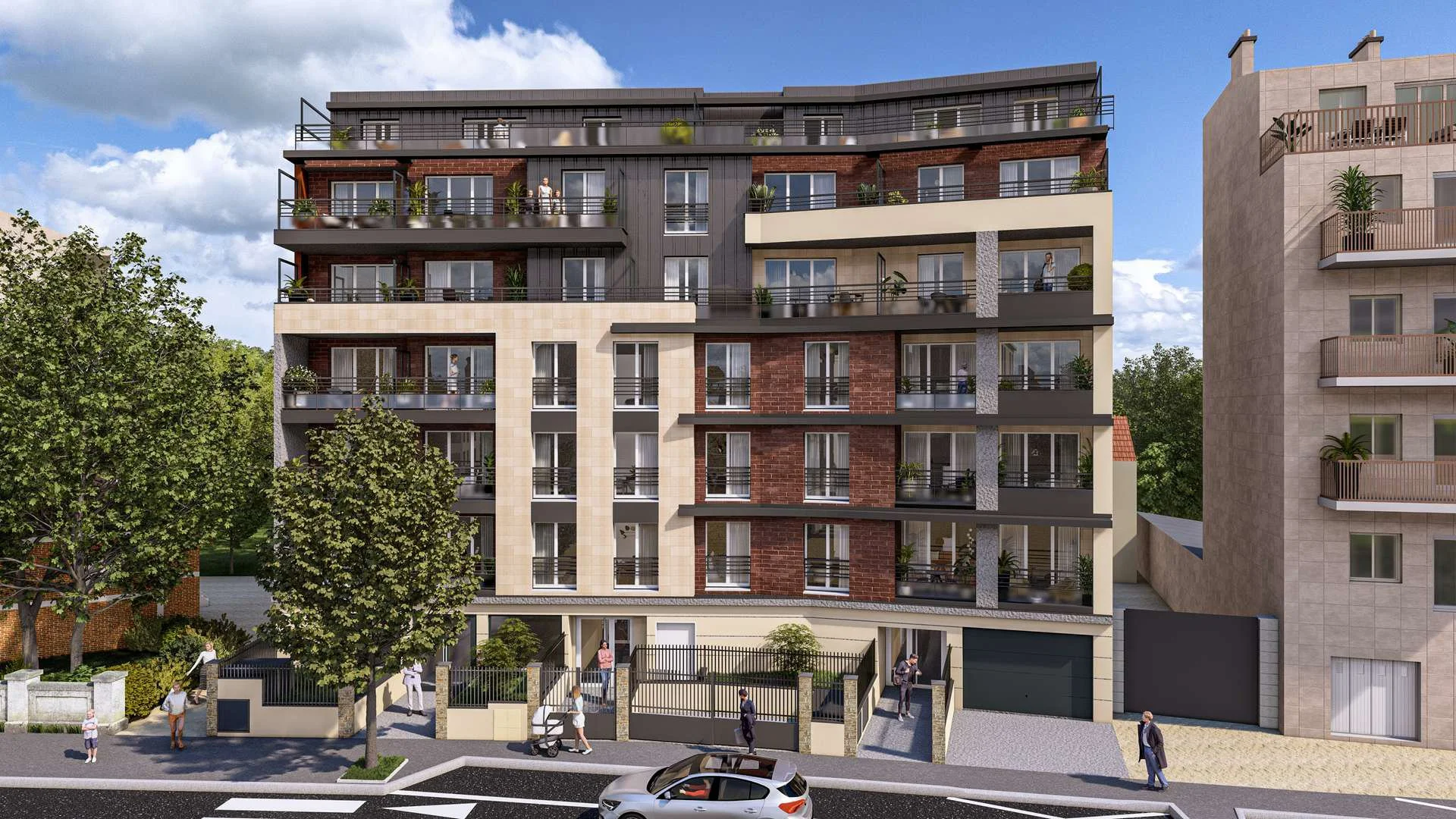 Residence de centre -Aulnay-sous-bois-Arthur promotion-vue de face-2.png