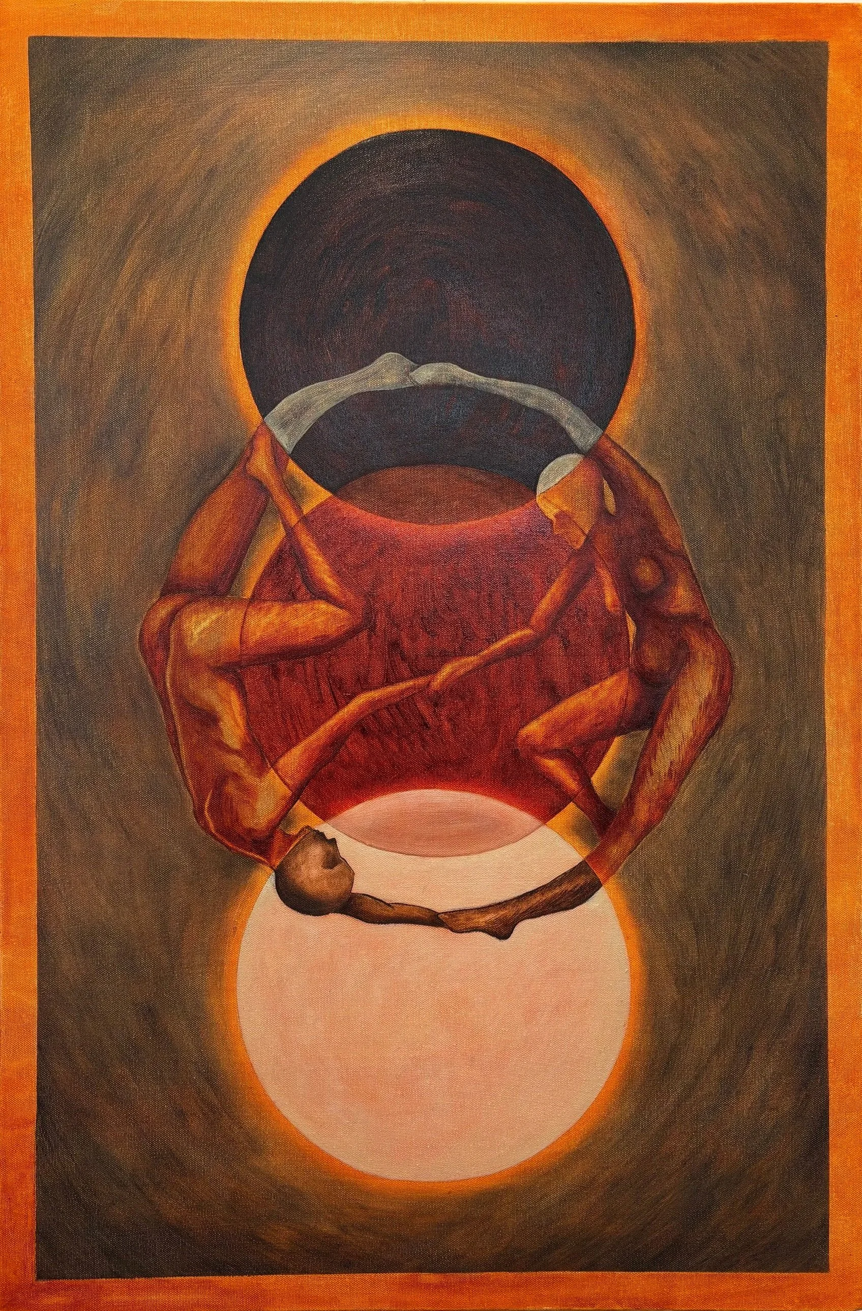 𝘛𝘩 𝘌𝘵𝘦𝘳𝘯𝘢𝘭 𝘋𝘢𝘯𝘤𝘦 (Oil on canvas, 91cm x 61cm)