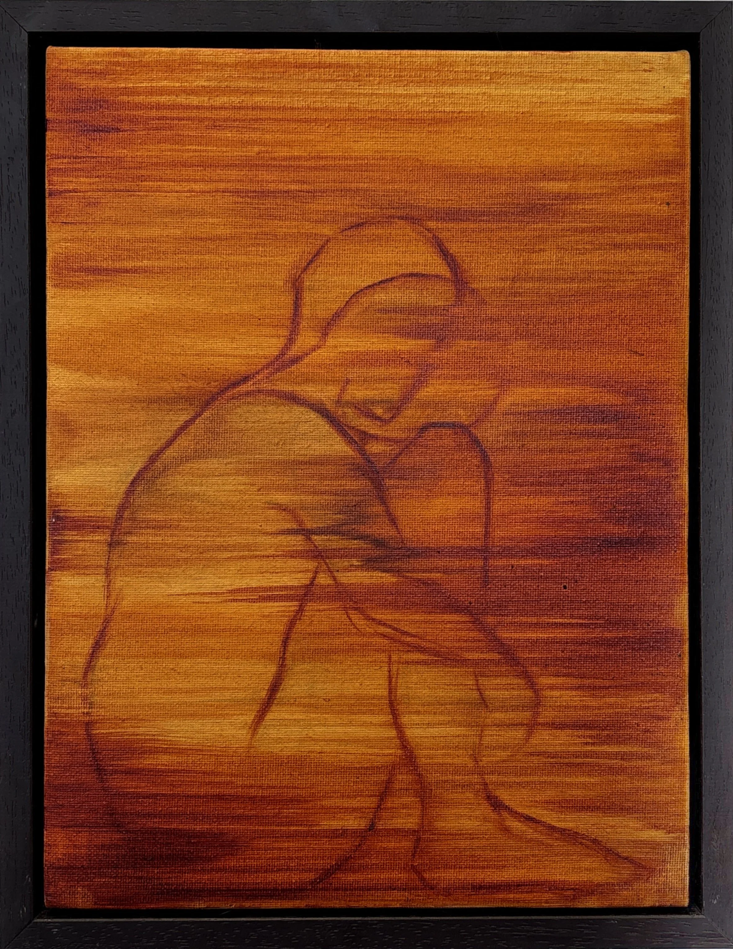 𝘙𝘦𝘴𝘵 𝘈 𝘞𝘩𝘪𝘭𝘦, (Oil on canvas, 21cm x 31cm)