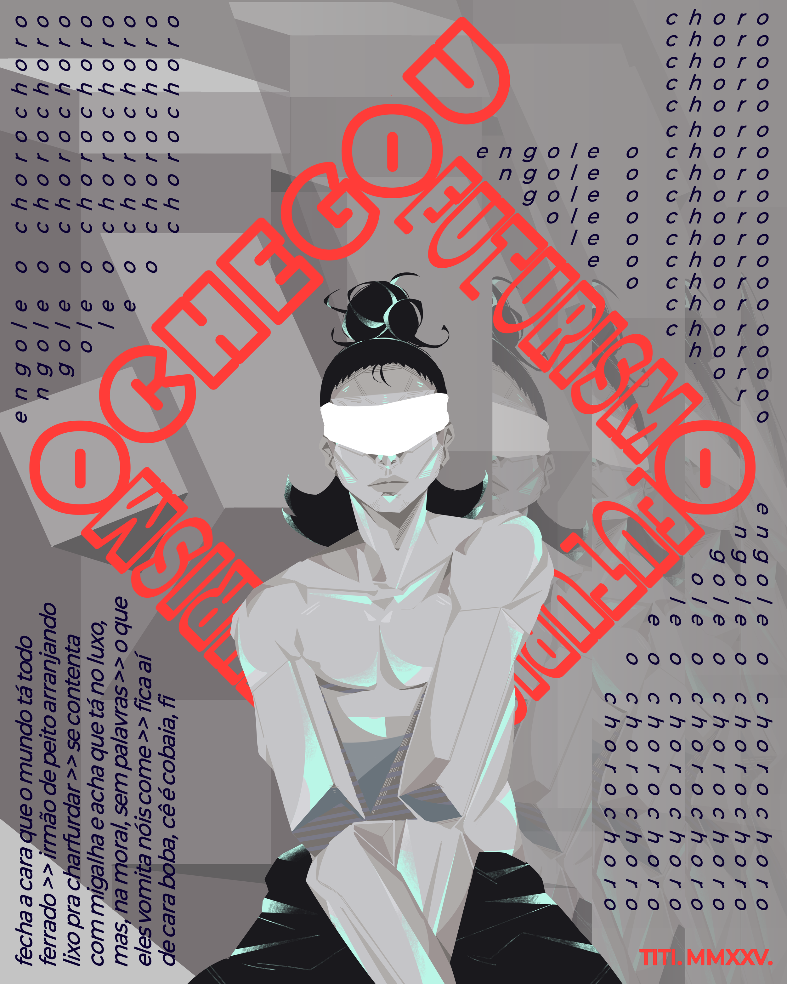 illustration inspired by futurism.