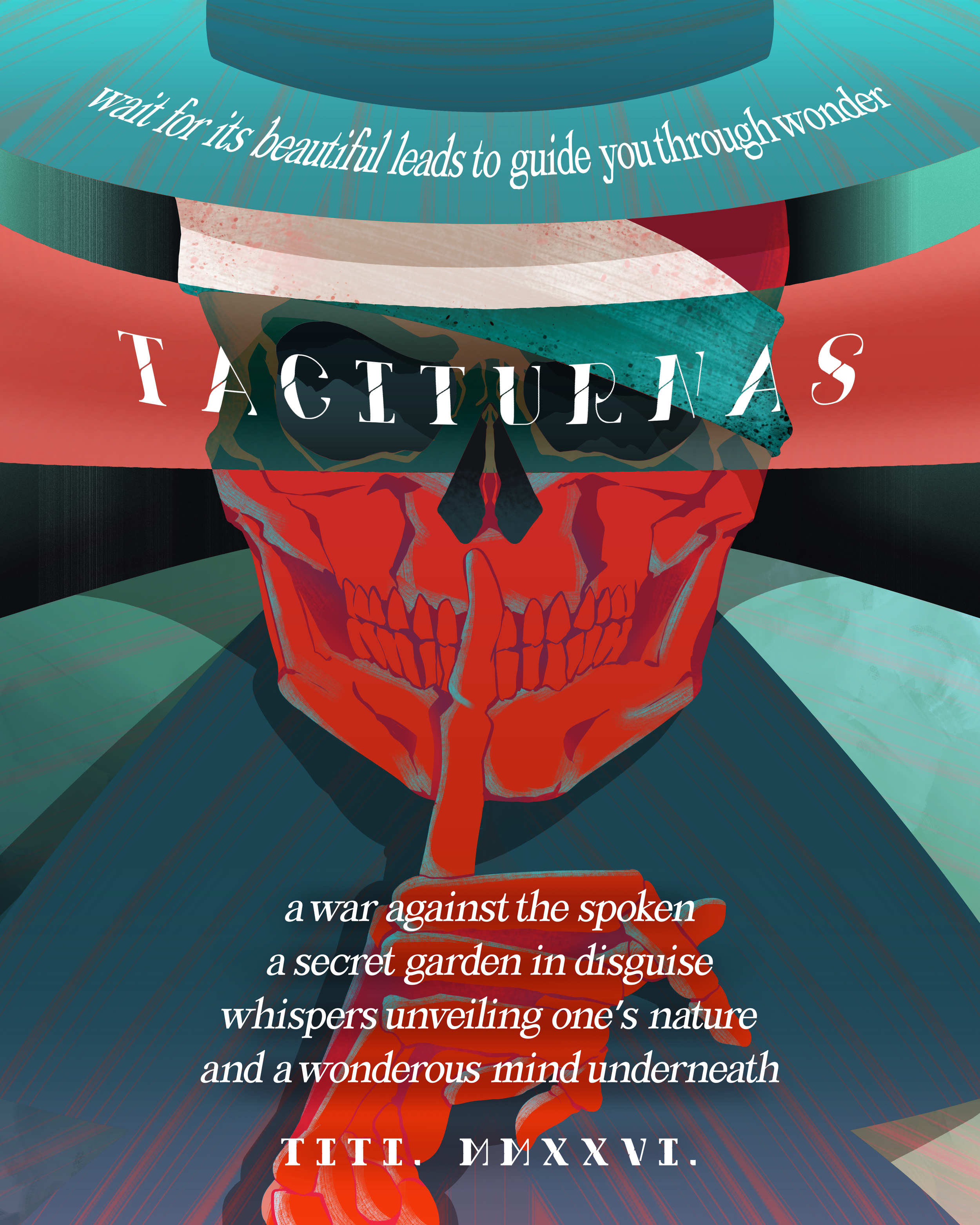 movie poster style illustration.