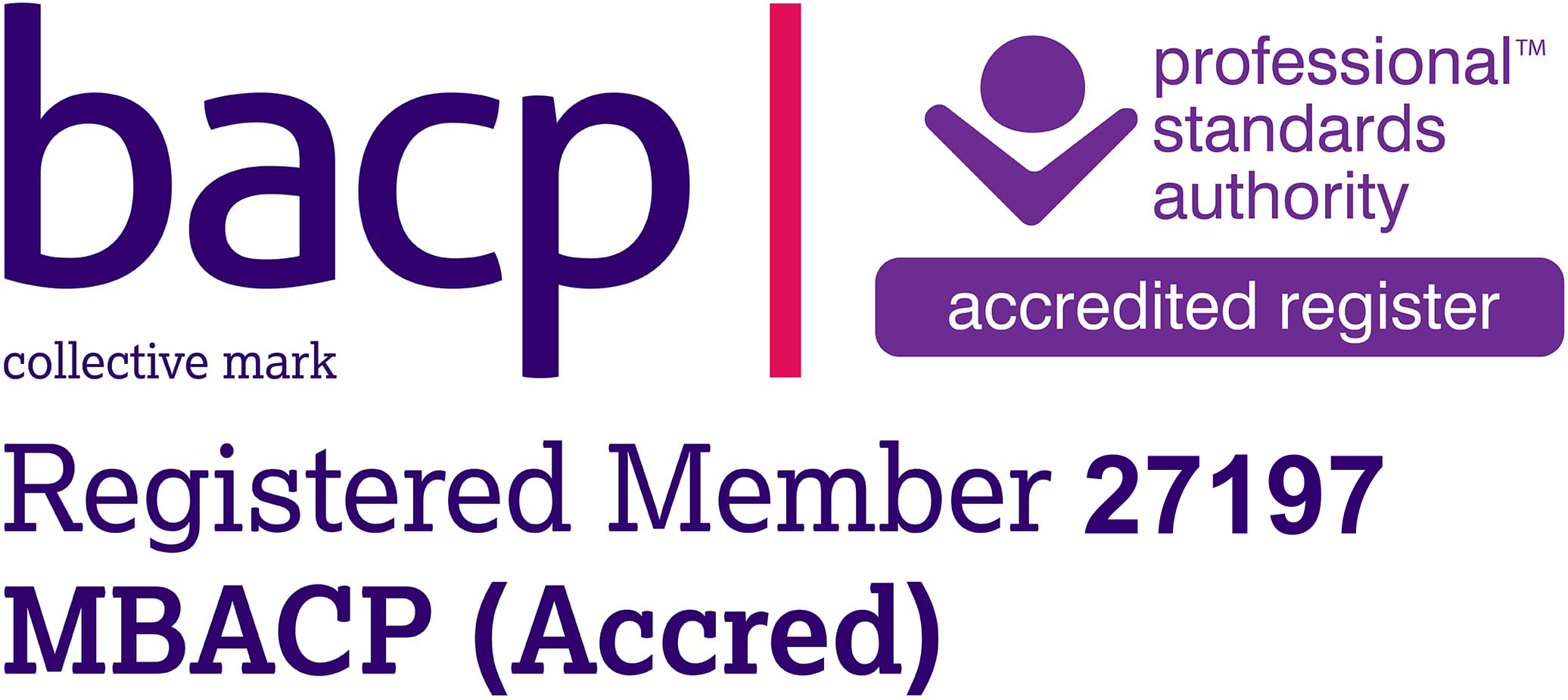 BACP Accredited Member logo