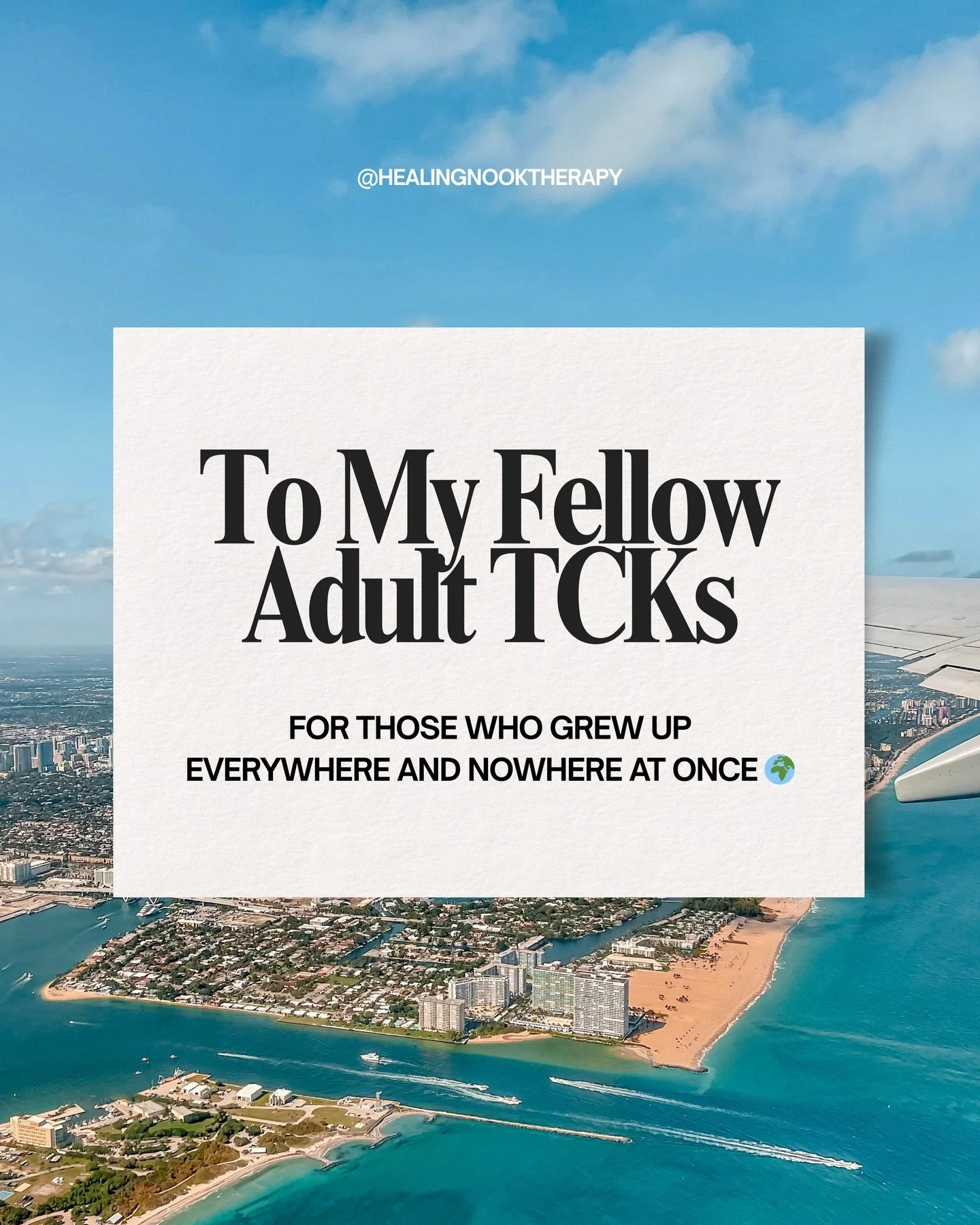 A post for my fellow adult TCKs 🌸