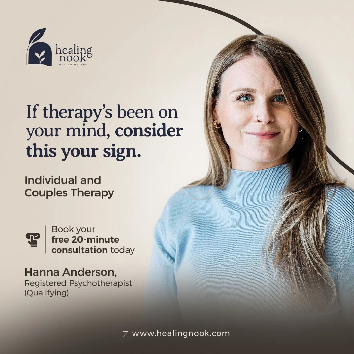 If therapy has been on your mind, consider this is your sign. Start with a FREE 20-MINUTE CONSULTATION ➡️ link in bio

#OntarioPsychotherapy #TorontoTherapist #GTAtherapist #TorontoMentalHealth #OntarioMentalHealth