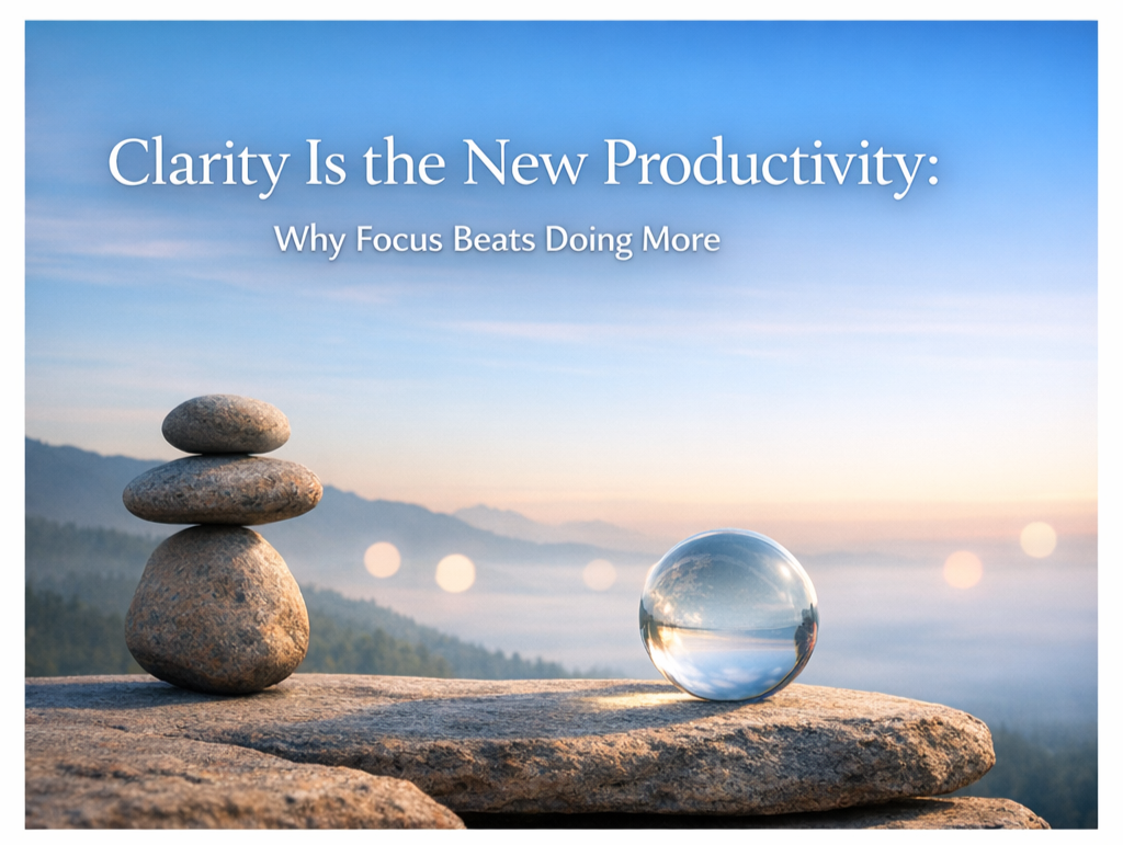 Clarity Is the New Productivity: Why Focus Beats Doing More