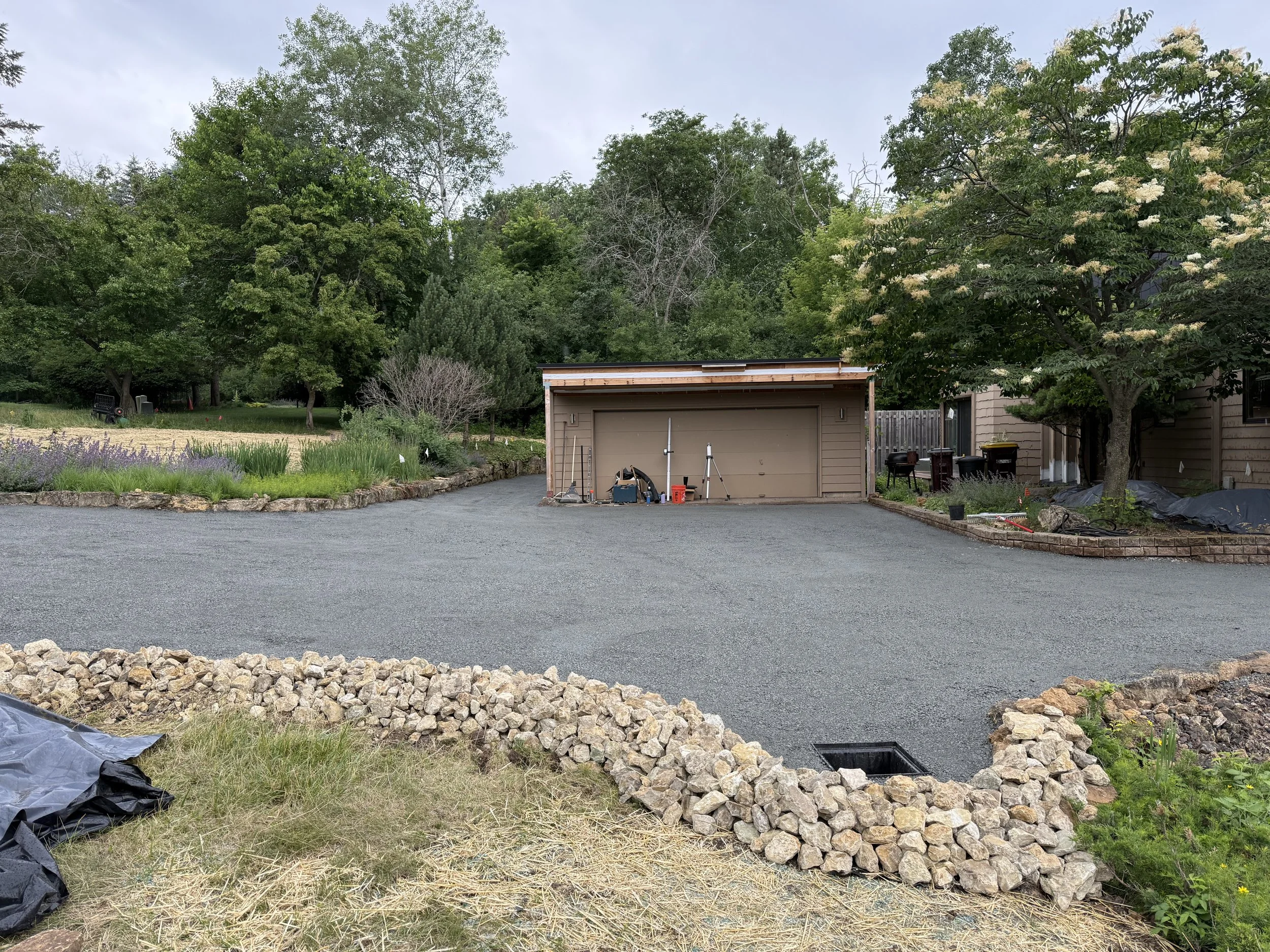 Driveway Regrade & Water Redirection