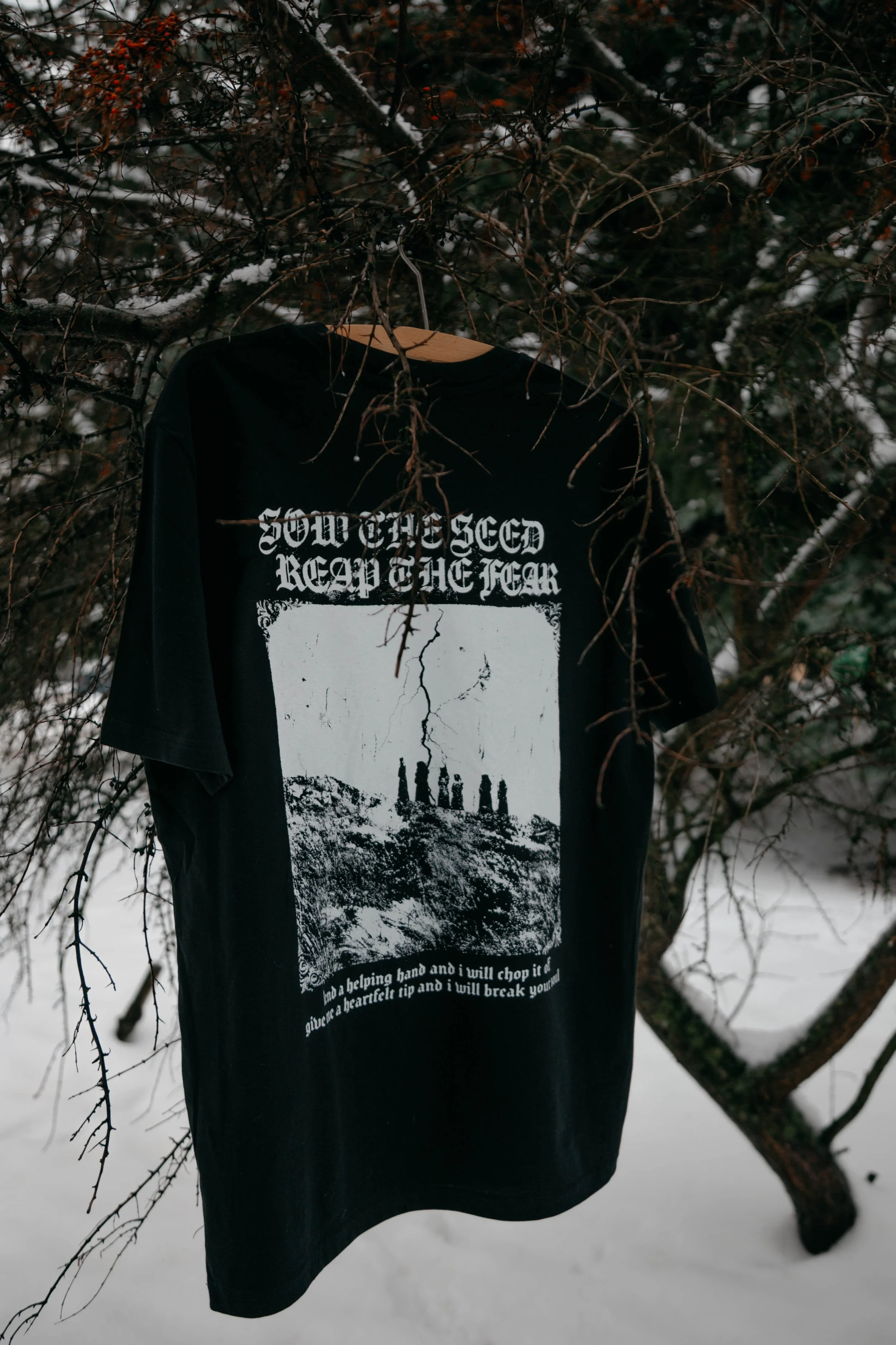 Sow The Seed, Reap The Fear - Apparel Design