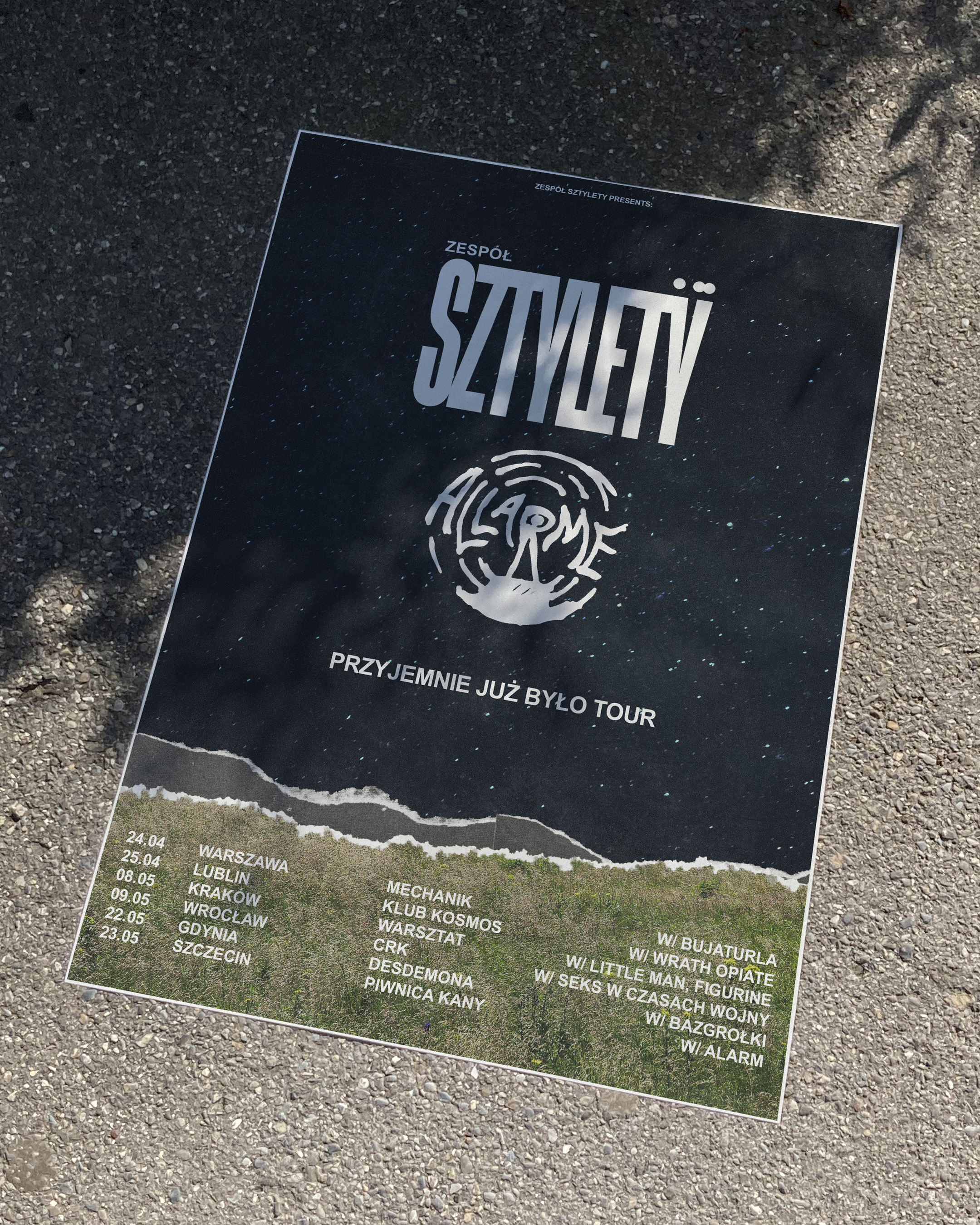 Zespół Sztylety - Tour visual identyfication
