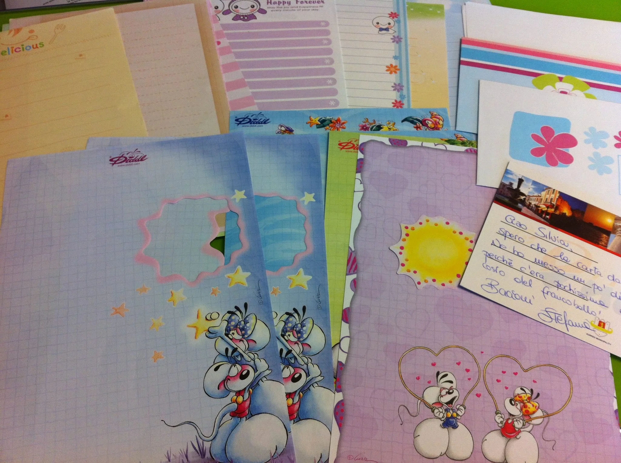 Carta da lettere Diddl hobby penpals amiche di penna