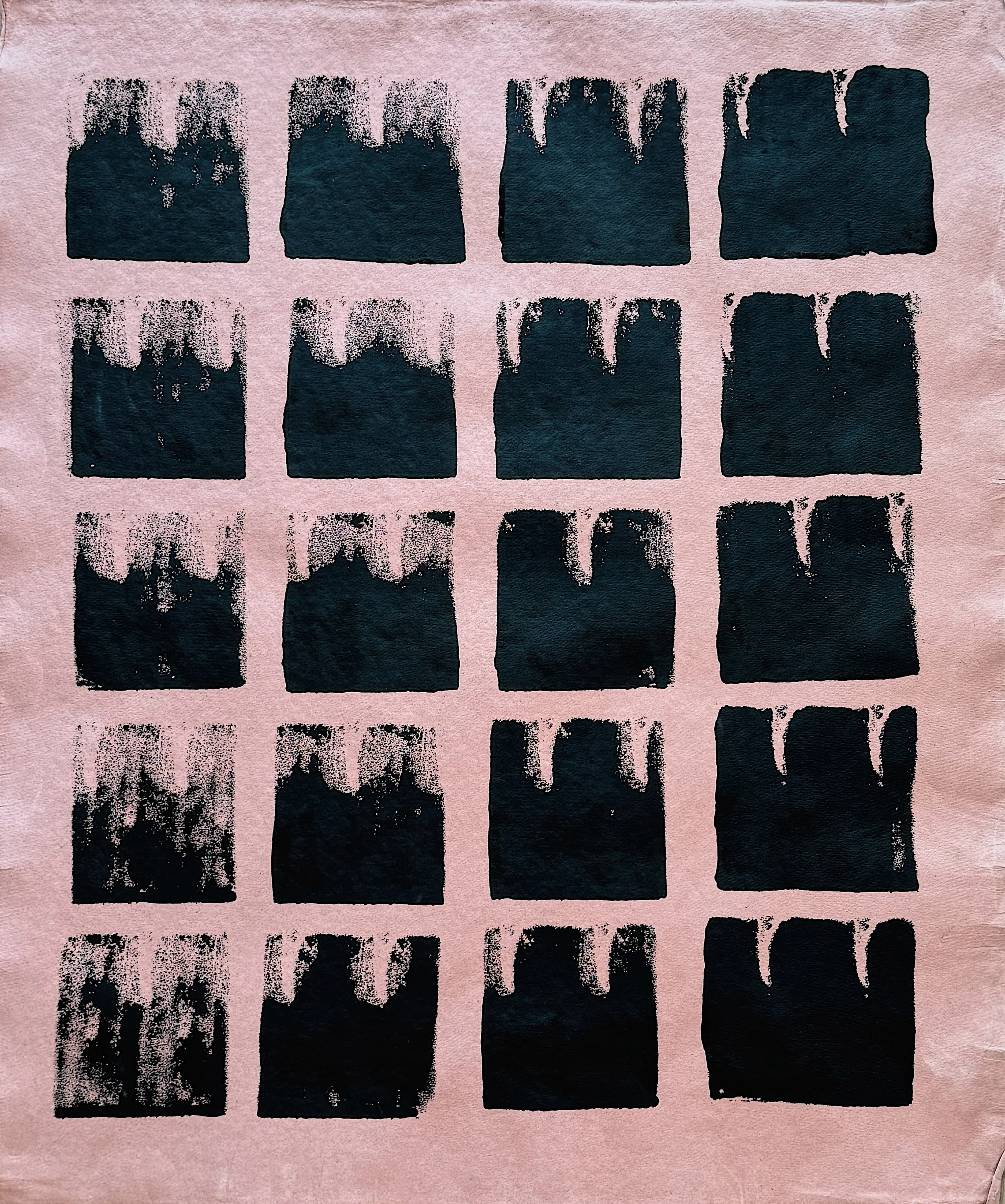 Ink on paper No 2- Size: 110x90 cm