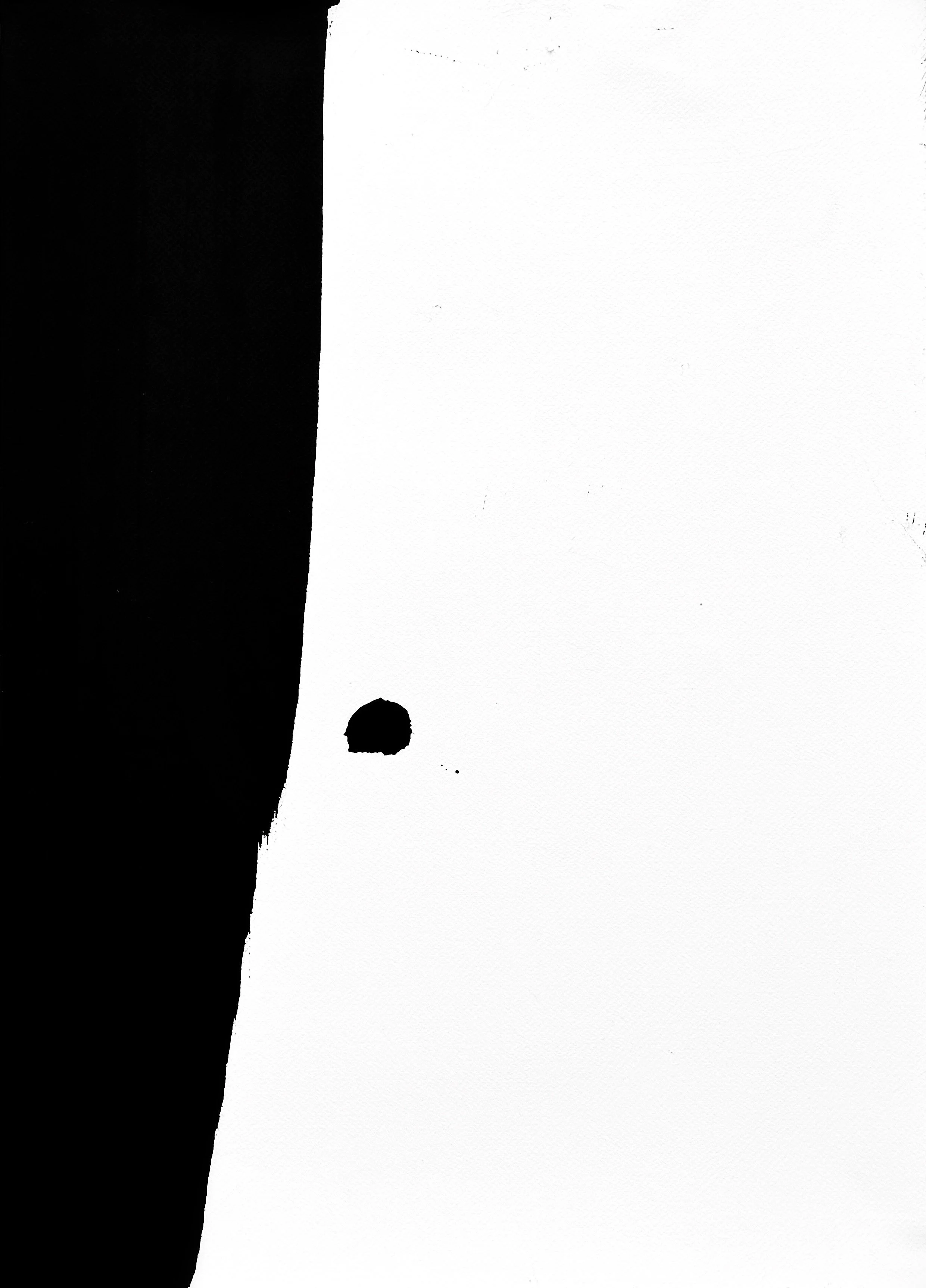 Ink brush on paper No 4-Size: 70x50 cm