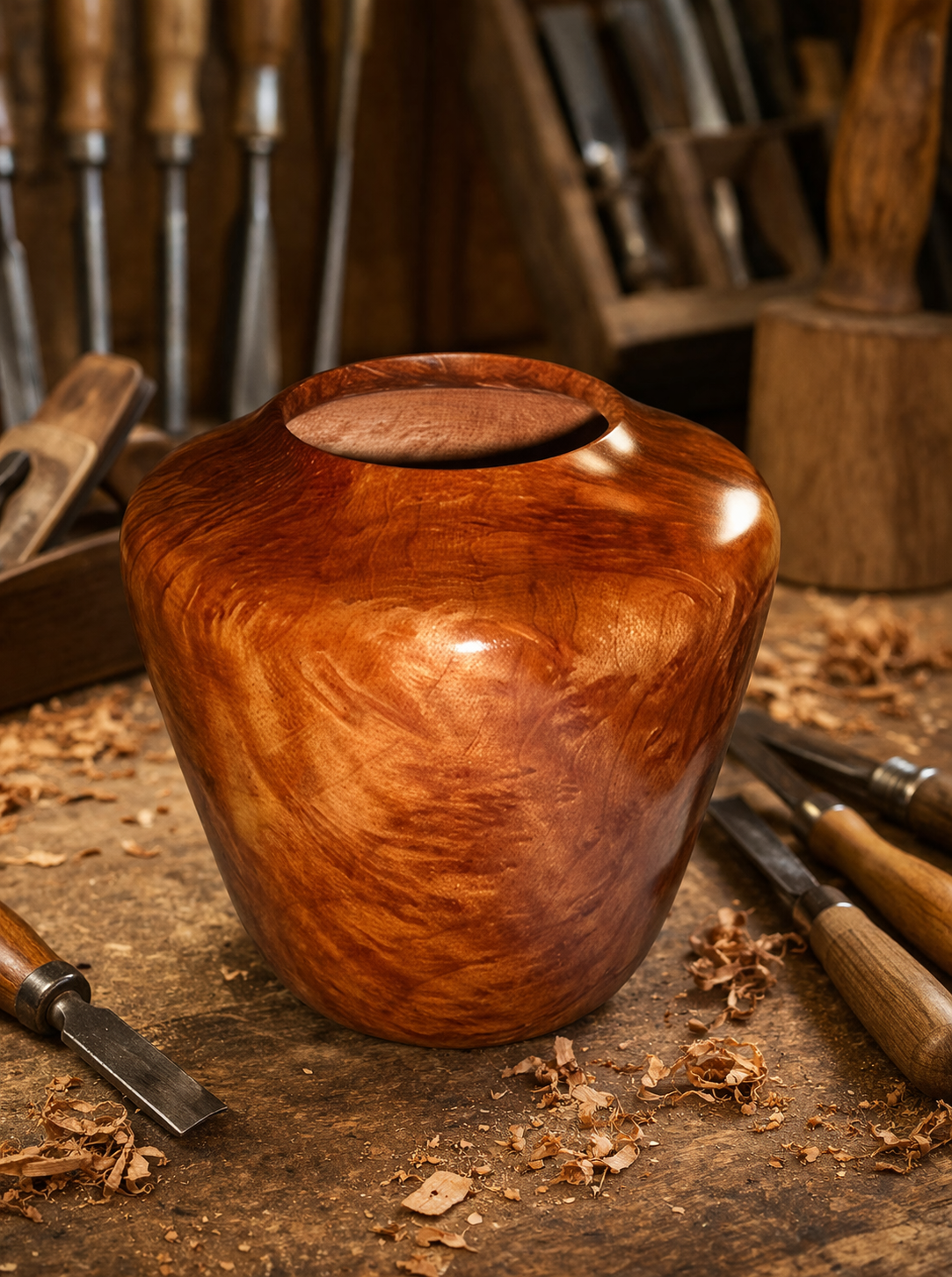 Redwood Burl Hollow Form