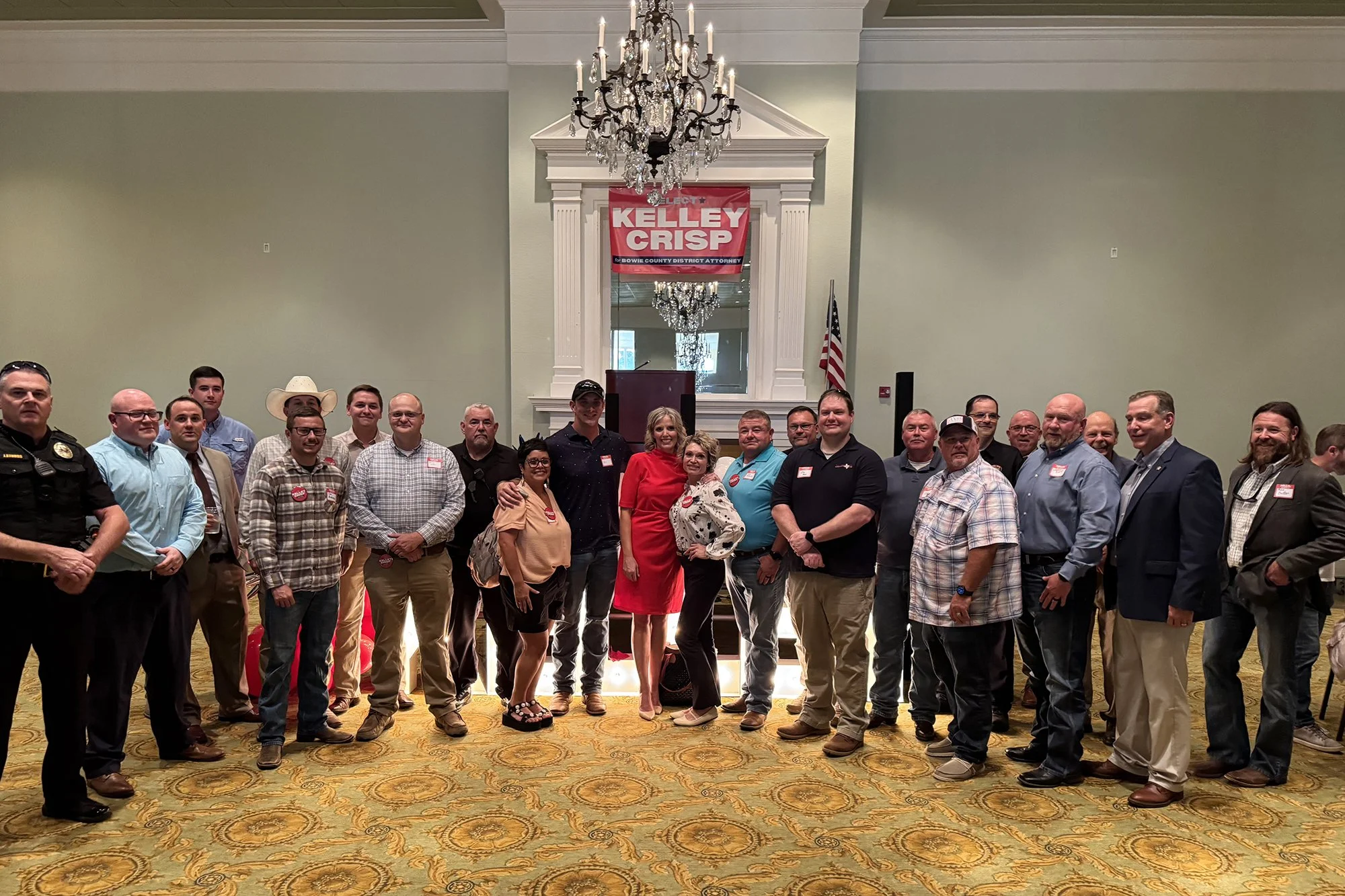 Texarkana Law Enforcement Unites Behind Kelley Crisp for Bowie County District Attorney