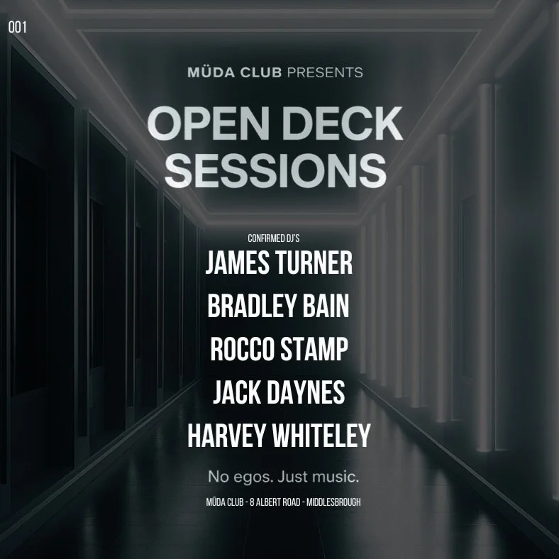 Tonight we go live with our first Open Deck Sessions at M&Uuml;DA.
Massive love to the DJs stepping up and sharing the booth with us tonight, this is exactly what these sessions are about.
It&rsquo;s been unreal to see how many DJs in and around Midd
