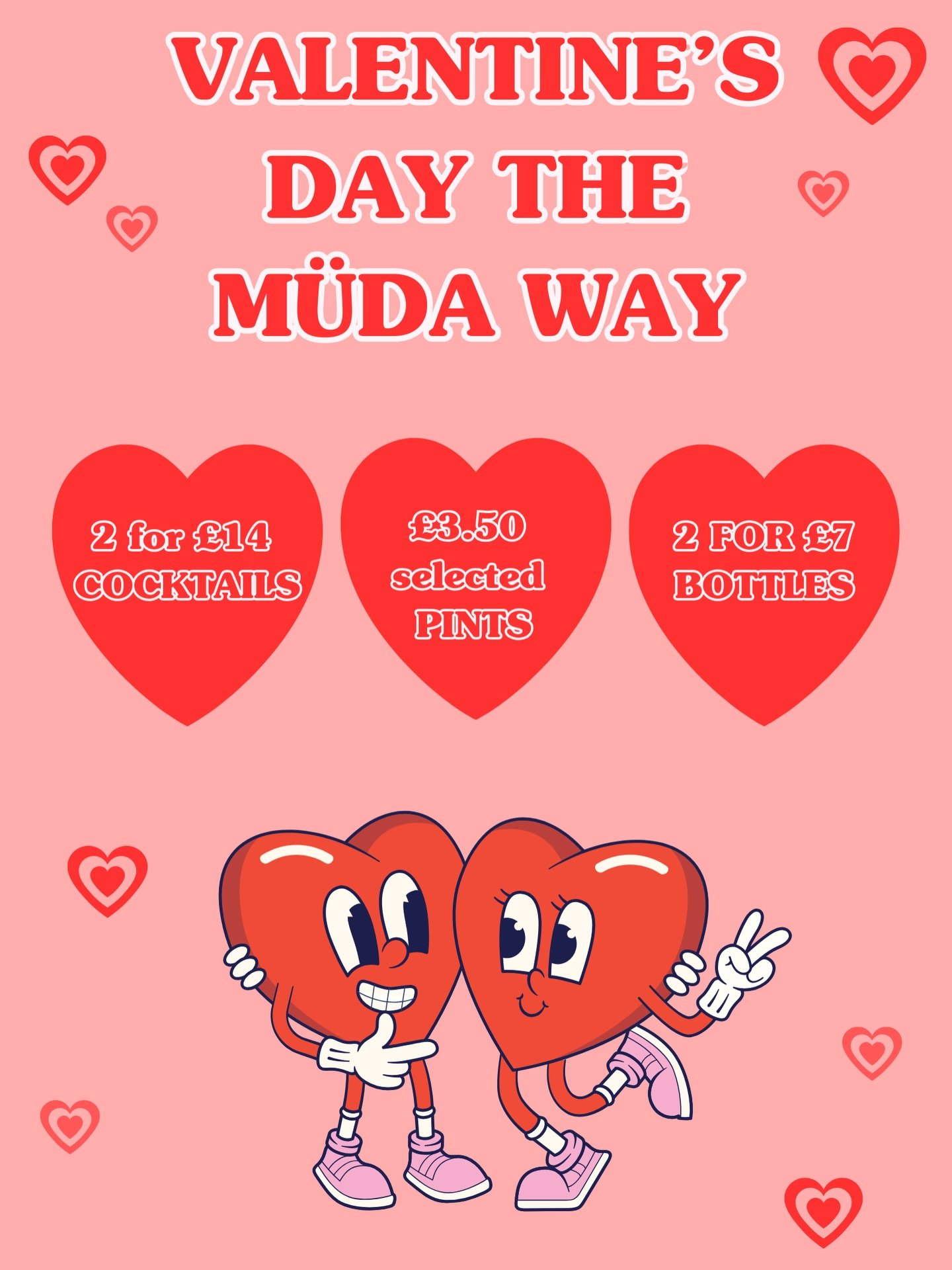 Valentine&rsquo;s Day The M&Uuml;DA Way 🖤
Big weekend incoming, and we&rsquo;re spreading nothing but love at M&Uuml;DA CLUB.🫶🏼

Saturday night we&rsquo;re joined by @i.y.b_official , bringing the ultimate dancefloor R&amp;B feels all night long ?
