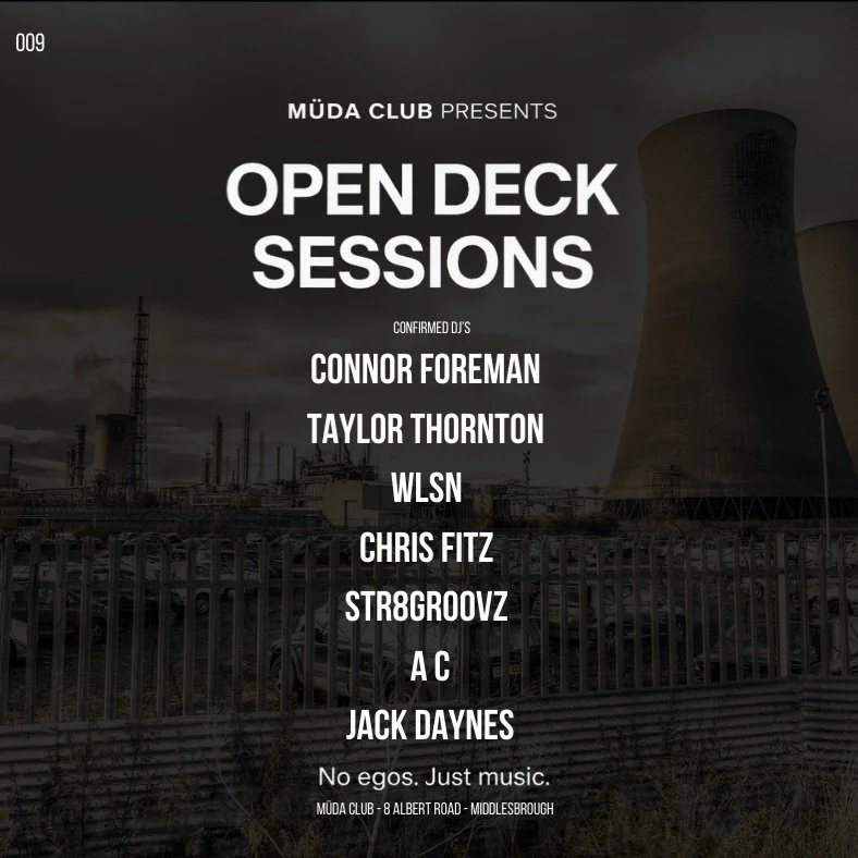 After the madness of last Friday&hellip; we had to run it back.
Installment 9 of the Open Deck Sessions this Friday. 🖤

🍺&pound;3.50 pints
🍾 &pound;3.50 bottles
🍸 2 cocktails for &pound;14

18+ &middot; ID required

#middlesbrough #dj #ʜᴏᴜsᴇᴍᴜsɪᴄ