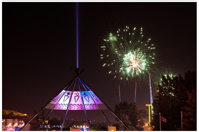 Stampede Grounds Entrance Teepee