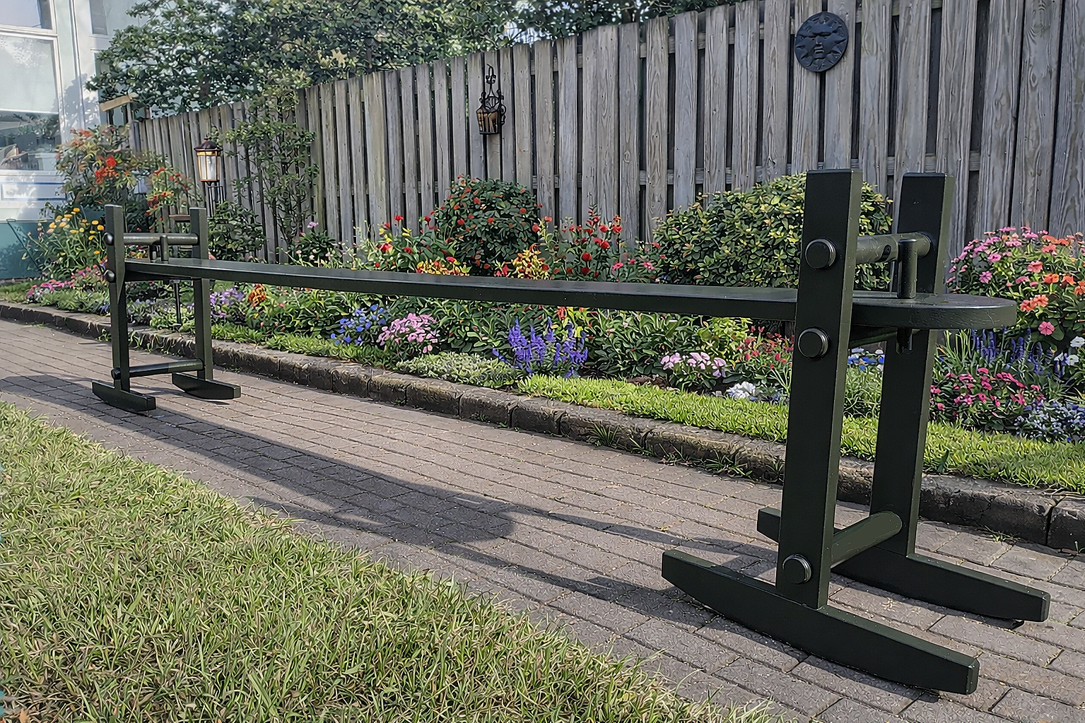 Charleston-style joggling board handcrafted in Frederick Maryland