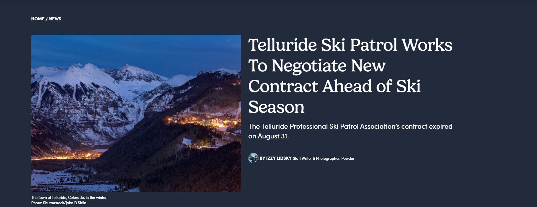 TPSPA Featured In Powder Magazine