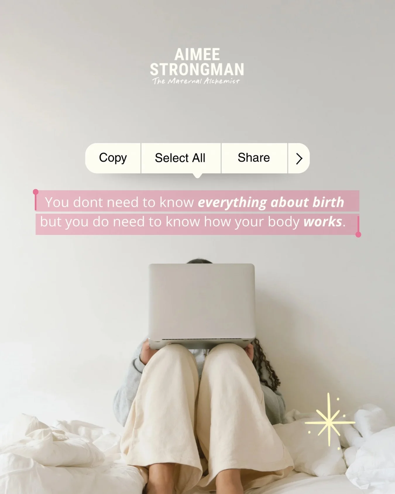 📣CALLING ALL FIRST TIME MAMAS 📣

Birth isn&rsquo;t something your body needs to be taught
but it does need to be understood.

When you know how birth physiology works, everything starts to make sense.
Fear loosens its grip.
Trust finds a foothold.
