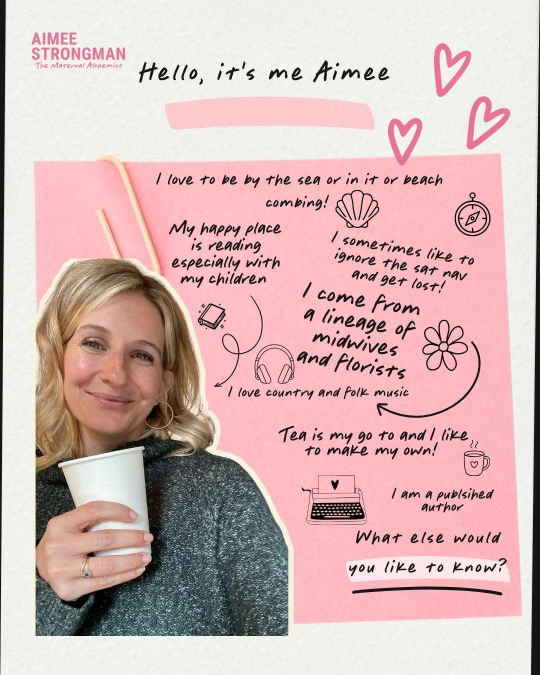 ✨Hey, I&rsquo;m Aimee 
Big believer in women.

I&rsquo;m here for the women (mainly the first-time mamas) who want a different kind of birth than the one we see all the time. The women who need and want to feel seen, heard, respected and held through