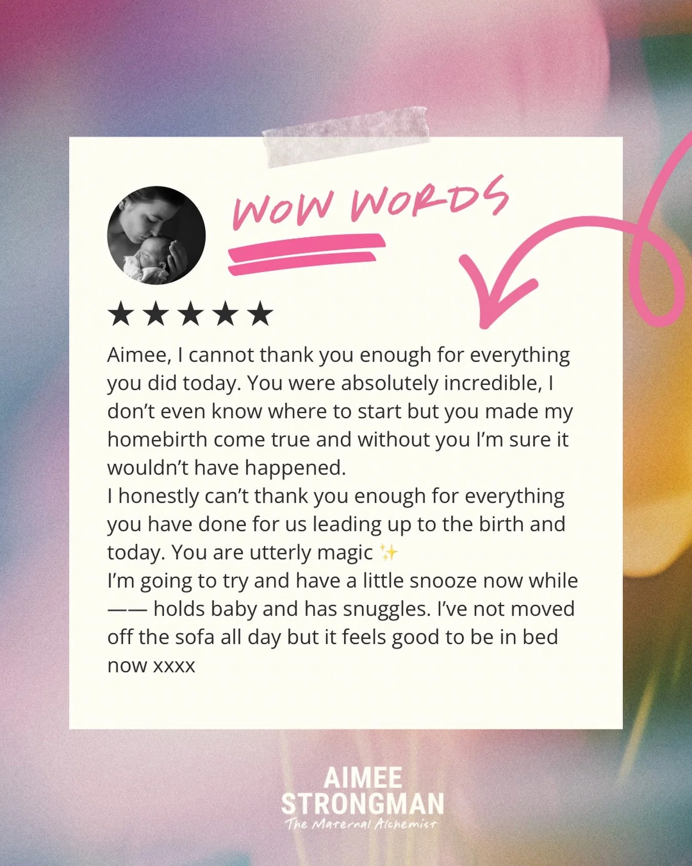 ✨WOW✨(Words Of Wonder) 

It was the most incredible honour to witness a beautiful birth last week 

There is something so sacred about being invited into a woman&rsquo;s home as she crosses the threshold into motherhood in her own space, in her own r