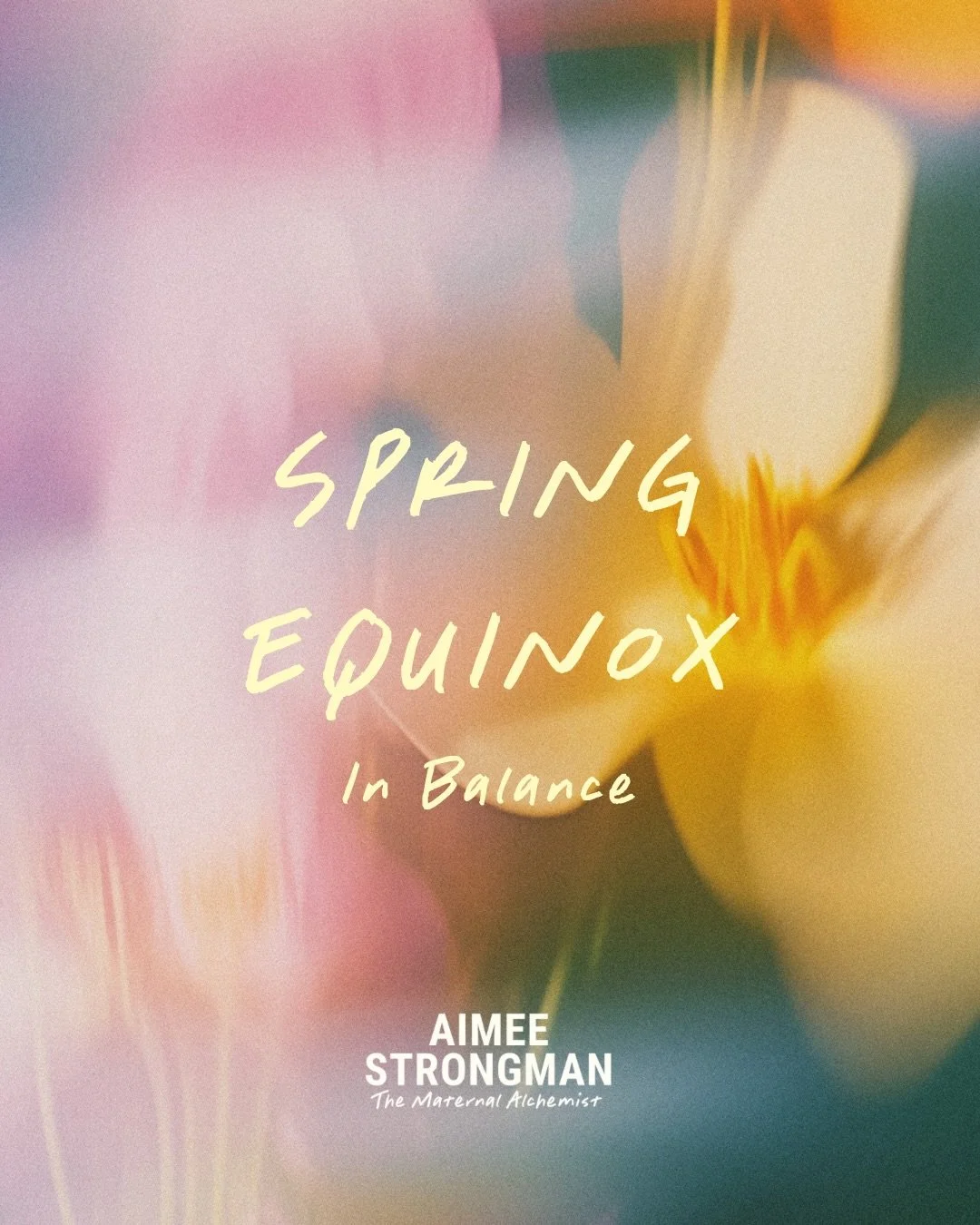 ⚖️ Spring Equinox is here, my love&hellip; and I am soooo ready!!! can you feel the shift?!

There&rsquo;s this fresh, sparkly, slightly emotional, slightly magical energy in the air and I&rsquo;m HERE for it.

Day and night are equal right now so th