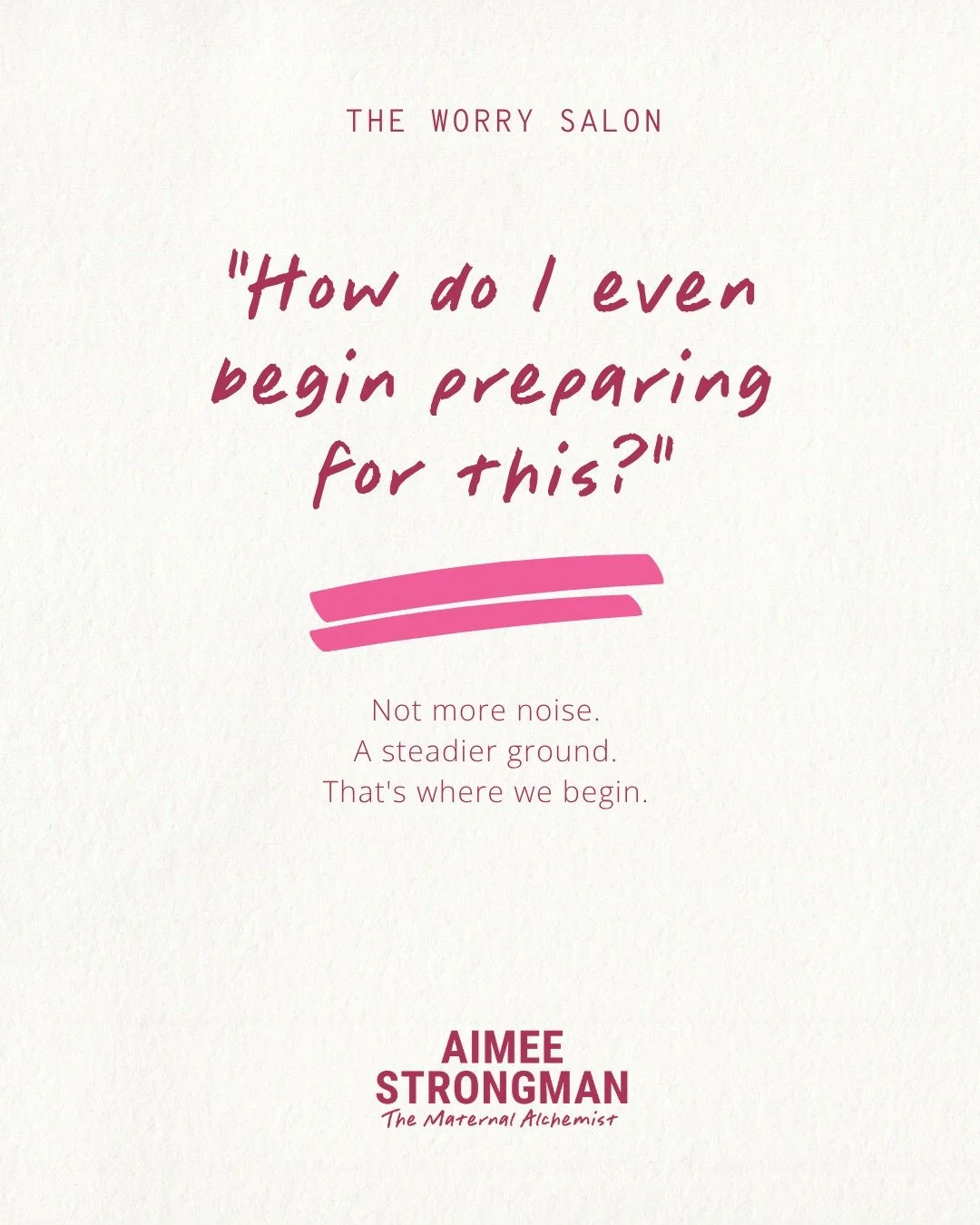 "𝙷𝚘𝚠 𝚍𝚘 𝙸 𝚎𝚟𝚎𝚗 𝚋𝚎𝚐𝚒𝚗 𝚙𝚛𝚎𝚙𝚊𝚛𝚒𝚗𝚐 𝚏𝚘𝚛 𝚝𝚑𝚒𝚜?"

At some point in pregnancy, the information starts to feel like too much.

Books. Podcasts. Stories from friends. 
Advice from strangers online. Headlines designed to