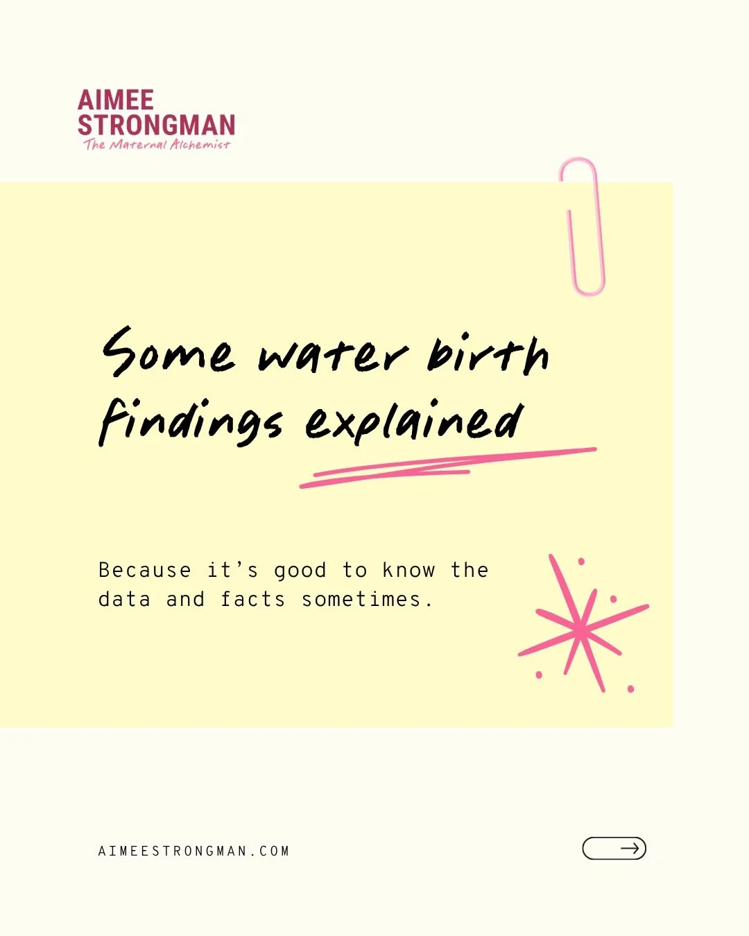 So I know I say I don&rsquo;t like the stats well I do when it makes a difference to birth and eases the worry and the fear. I&rsquo;m also a big fan of taking the intel and making it manageable because if you are anything like me I find it really ha