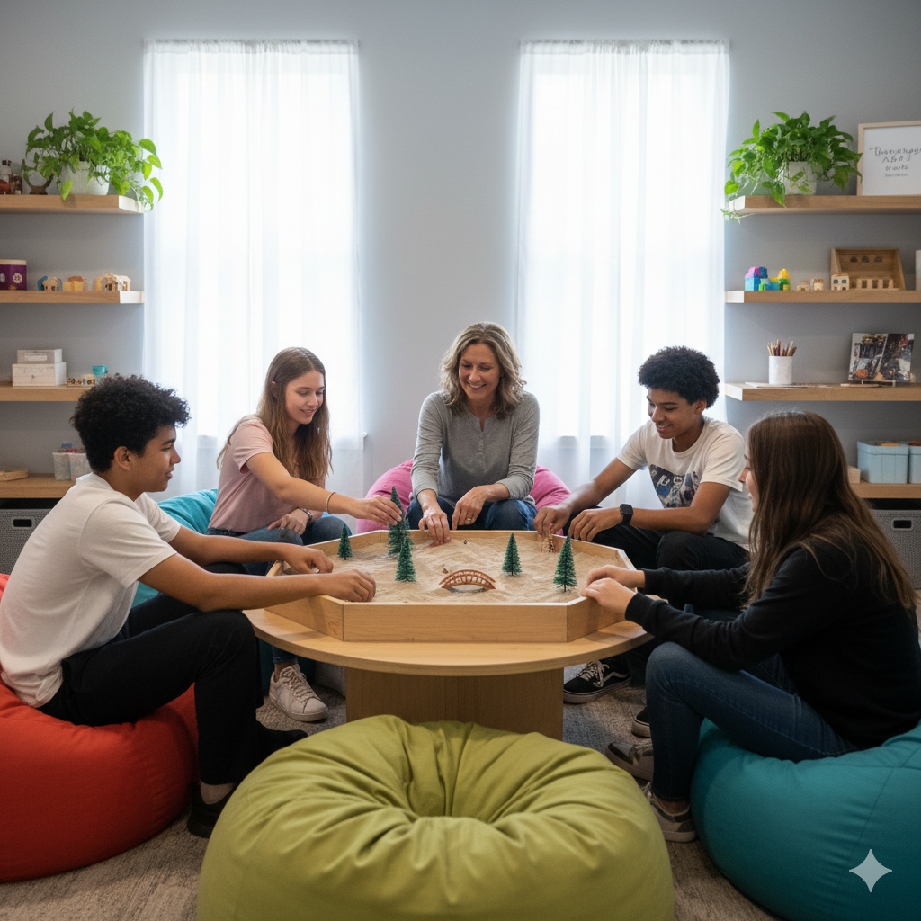 Group Therapy Session: Building Connection & Resilience - 60 mins