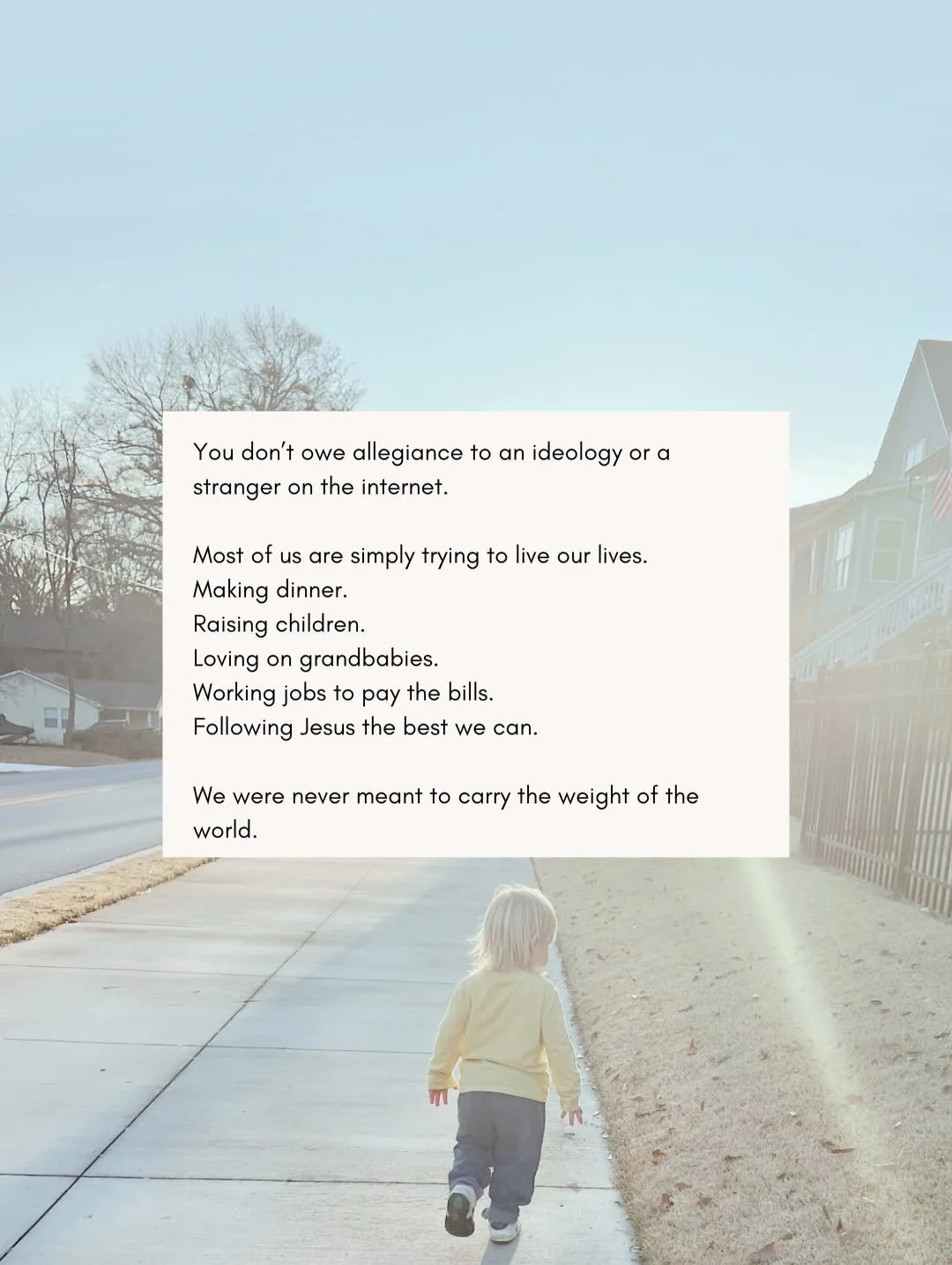 It&rsquo;s been rough lately. The world is heavy but&hellip;
Jesus

He is the light of the world.

He is the way, the truth, and the life.

I choose to worship and set my eyes on him today.🩷
.
.
.
.
#jesussaves #christianmomlife #christianwomen  #fa