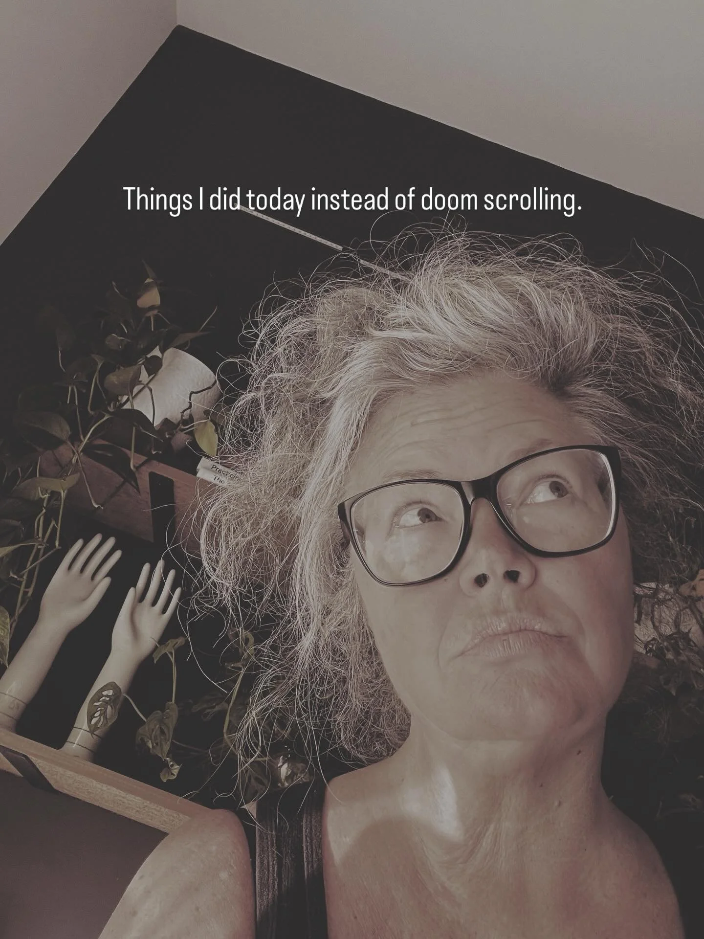 Read, create, engage, rest, move, pray, make nourishing food, care for yourself, and love others.