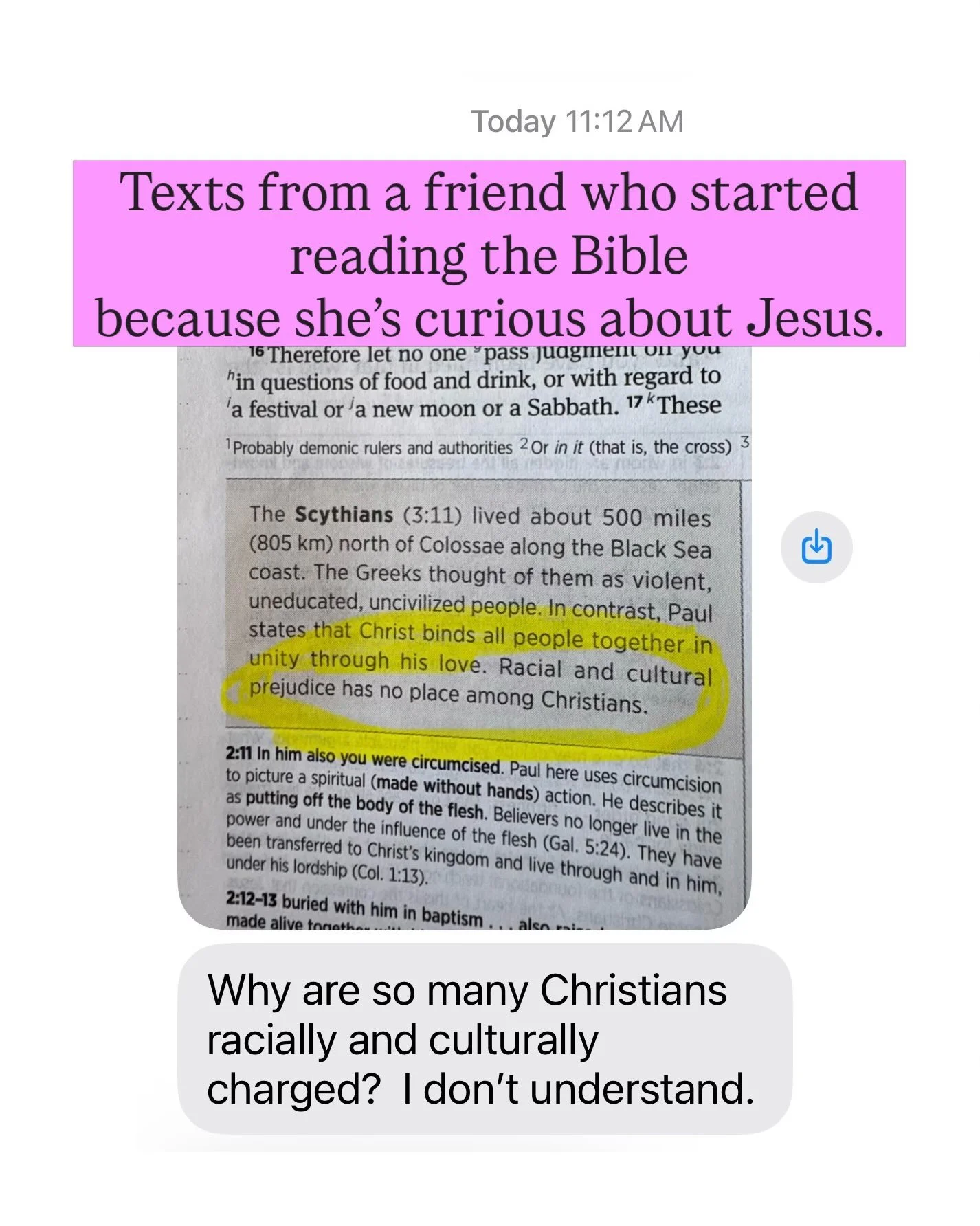 Legit questions. Do today&rsquo;s Christ followers look different from the culture? Are we truly set apart? 

And how would you respond to this text? 

&ldquo;By this everyone will know that you are my disciples, if you love one another&rdquo;. 
John