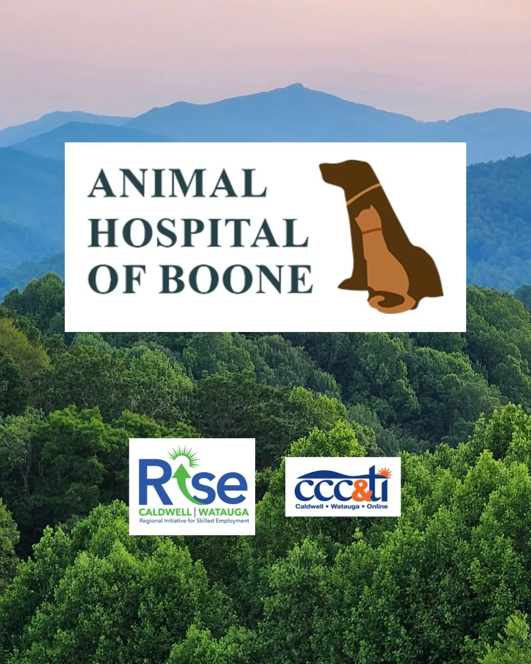Month of RISE 🌟

A huge thank you to the Animal Hospital of Boone for giving our students the opportunity to gain real-world experience. Students like Ireland Laxton are thriving through their internship with you. Your guidance and support are helpi