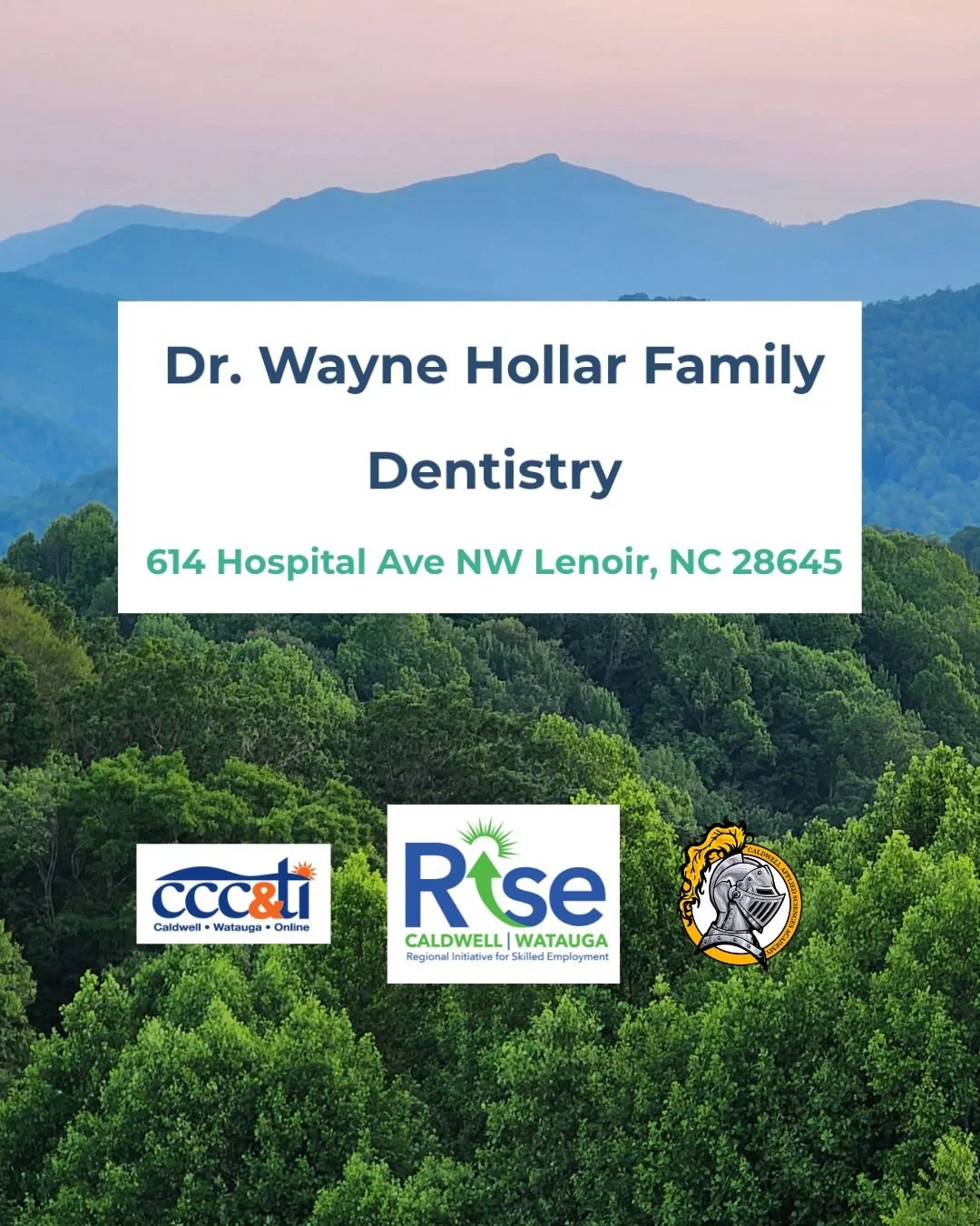 Month of RISE 🌟

Many thanks to Dr. Wayne Hollar, Dentist at Dr. Hollar Family Dentistry, for providing our students with valuable real-world experience. Opportunities like these are making a lasting impact, students like Jeimy Nunez are truly thriv