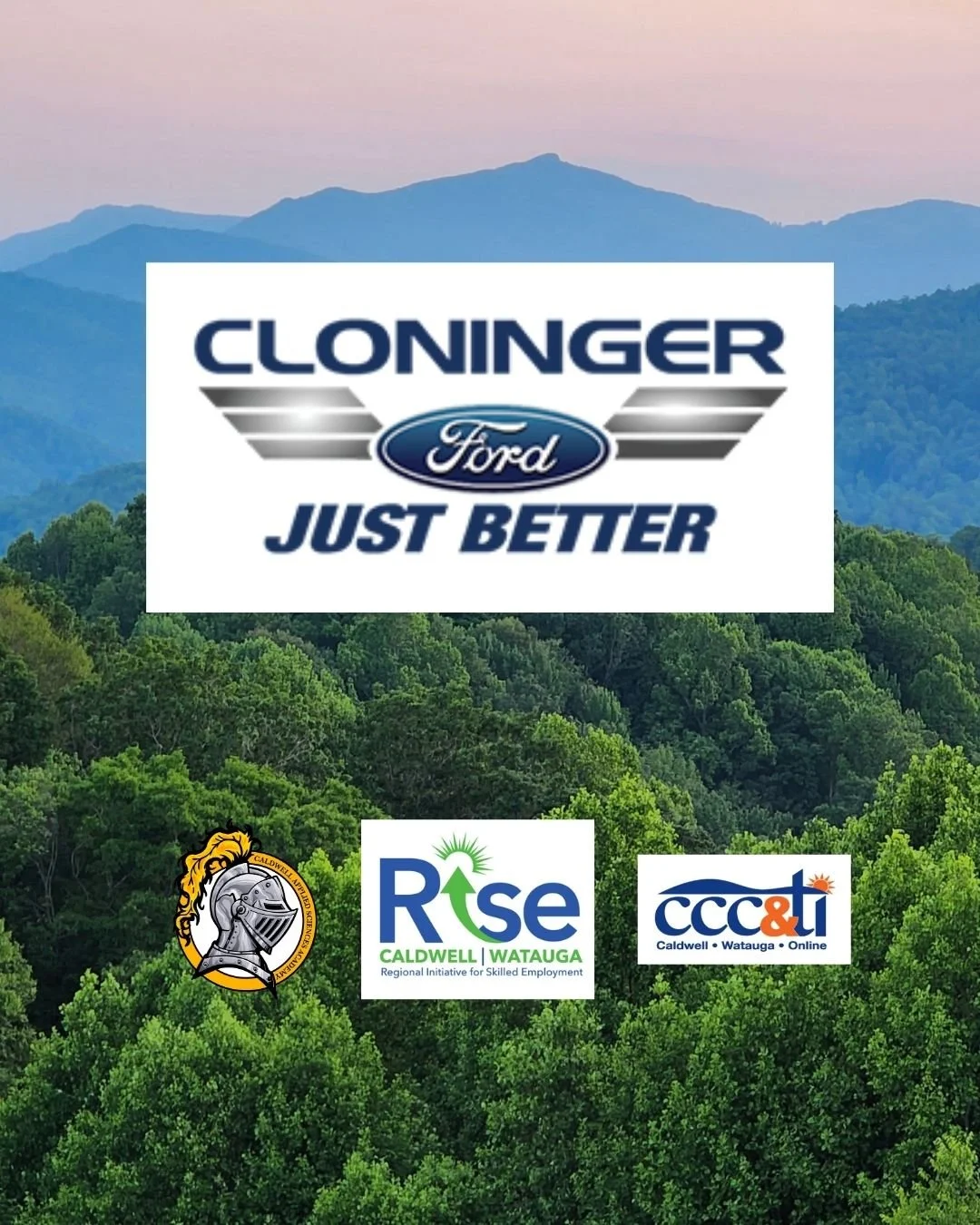 Month of RISE 🌟

Many thanks to JD Abee at Cloninger Ford Motor Company for mentoring our intern Gracie Elliot. Your support and guidance are playing a vital role in developing the next generation of leaders! 🙌🏽

Potential pathways at Cloninger Fo