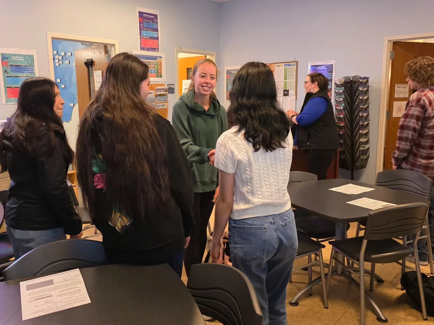 Earlier this week, we had the pleasure of connecting with a group of students as they gear up for their upcoming summer internship and pre-apprenticeship interviews.

We spent time working through interview questions, discussing professional dress et