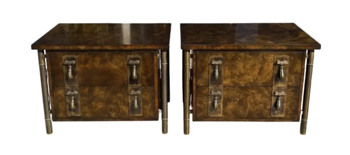 Pair of William Doezema for Mastercraft Mid Century Modern Nightstands