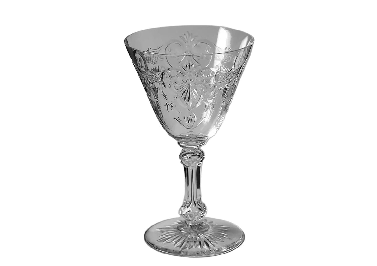 Baccarat Marennes French Crystal Claret Wine Stem - 1 of 2